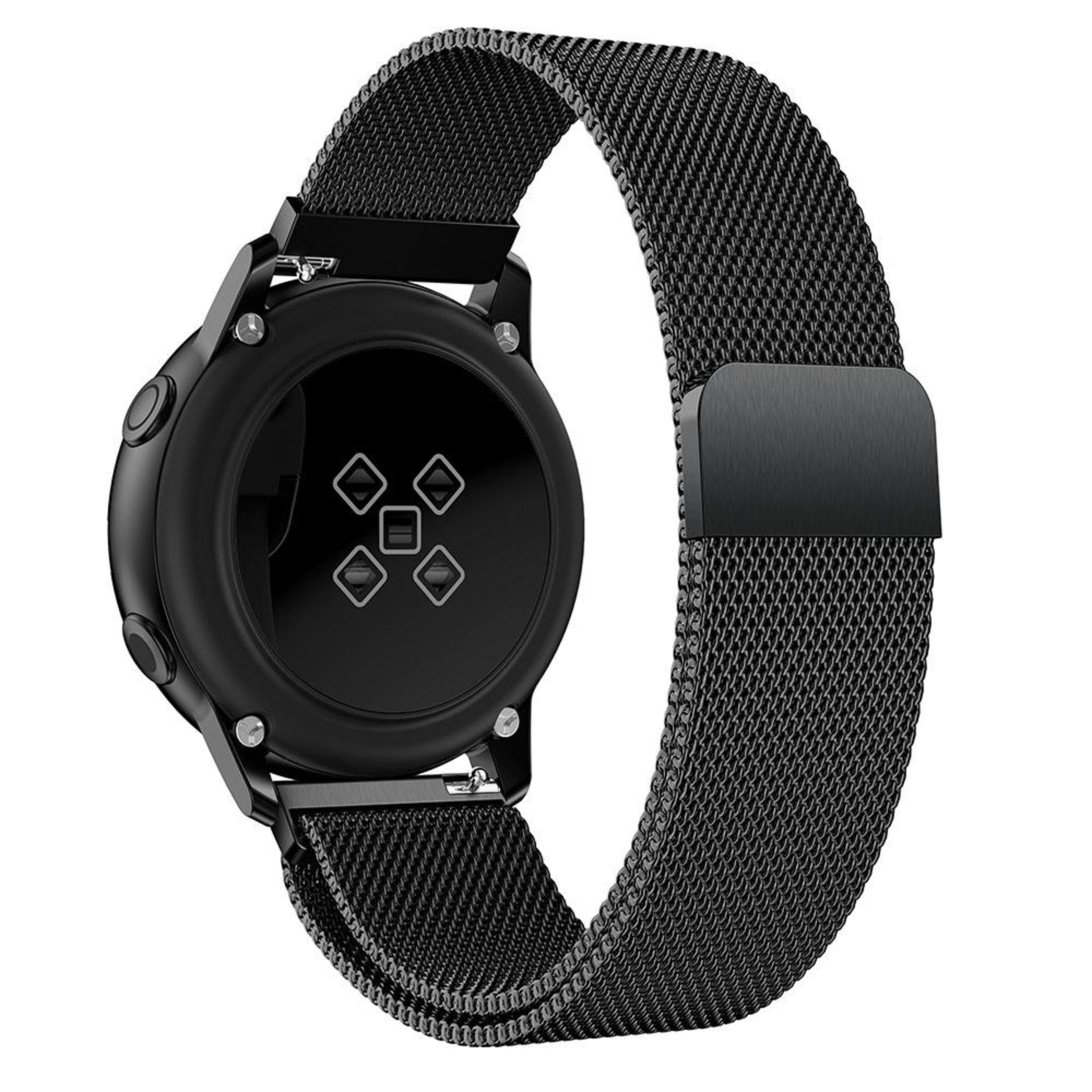 Magnetic Stainless Steel Mesh 20mm Watch Strap For Galaxy Watch Active Milanese Band 3