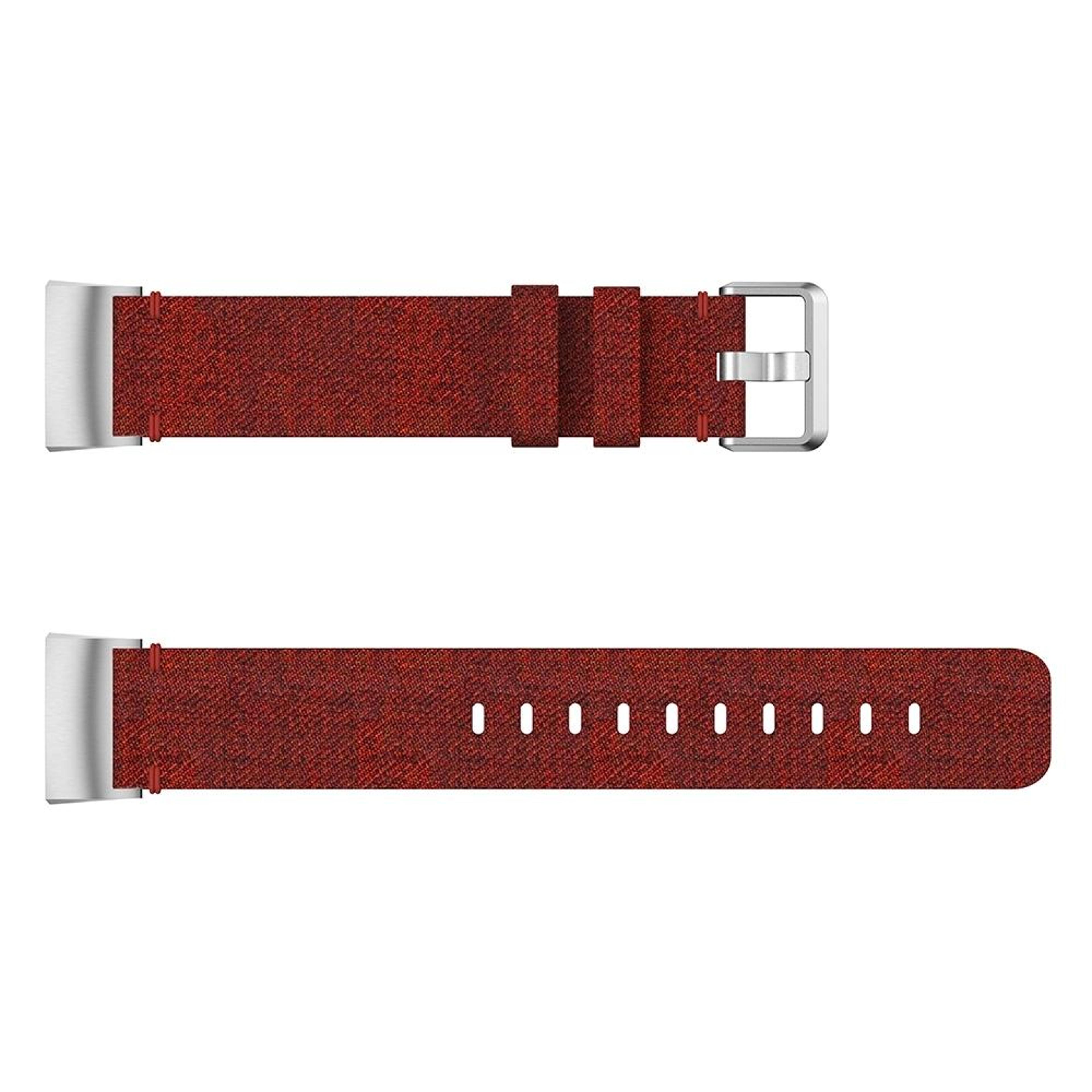 Woven Fitbit Charge 3 Band Adjustable Nylon Watch Band Soft Replacement Strap 2