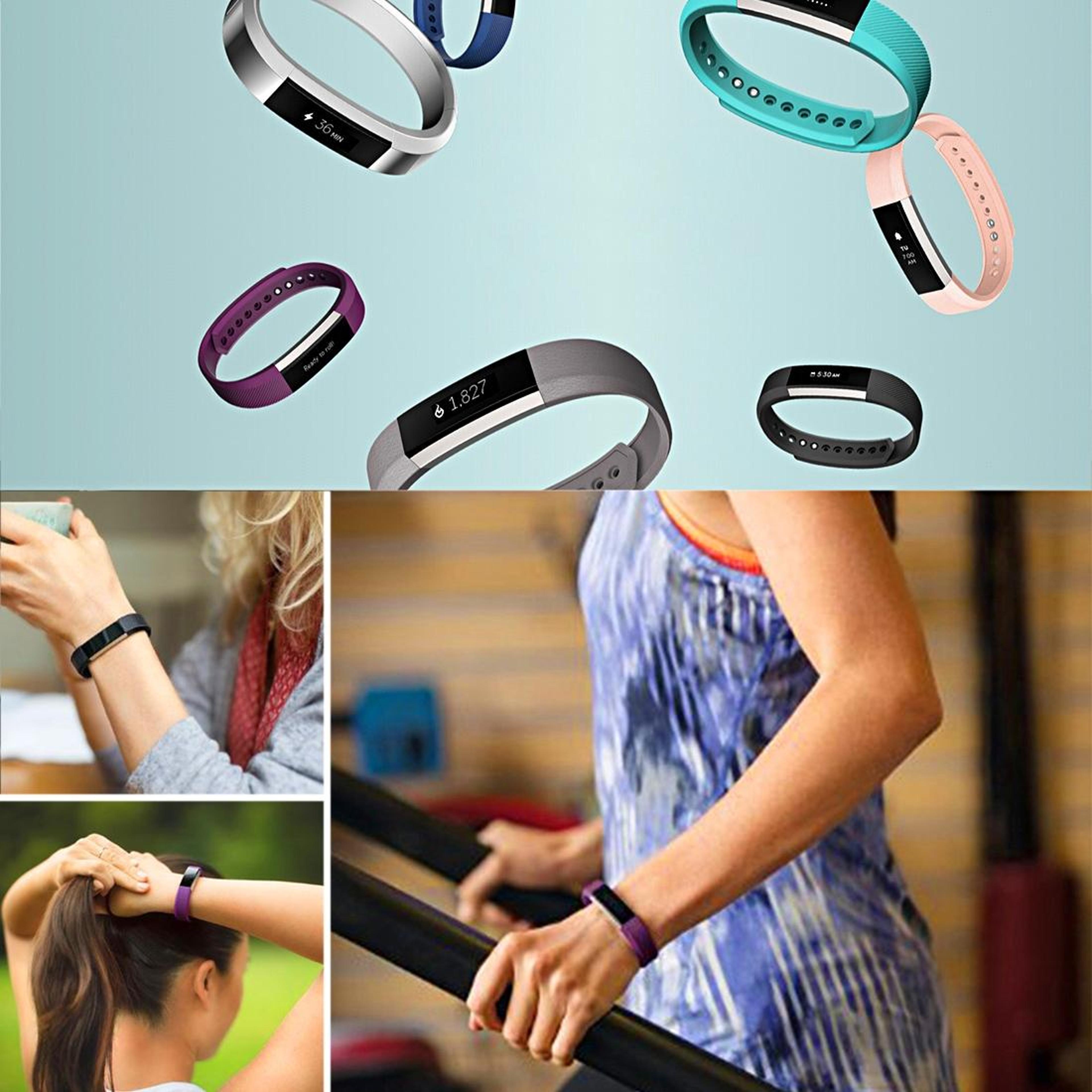 Fitbit Alta Band Soft Silicone Replacement Watch Strap With Oblique Texture 6