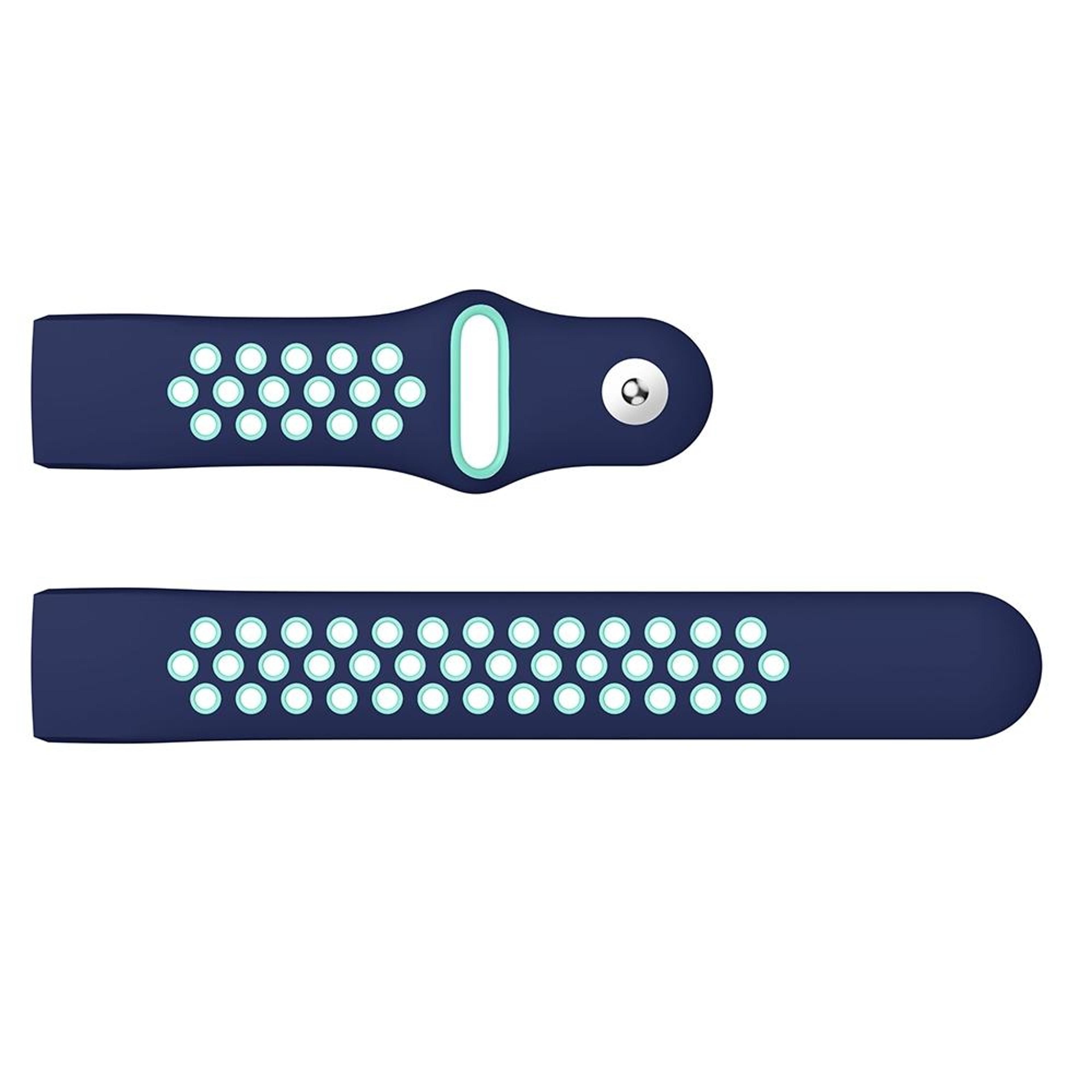 Fitbit Charge 3 Silicone Watch Band Dual Color Breathable Replacement Strap 130195mm 2