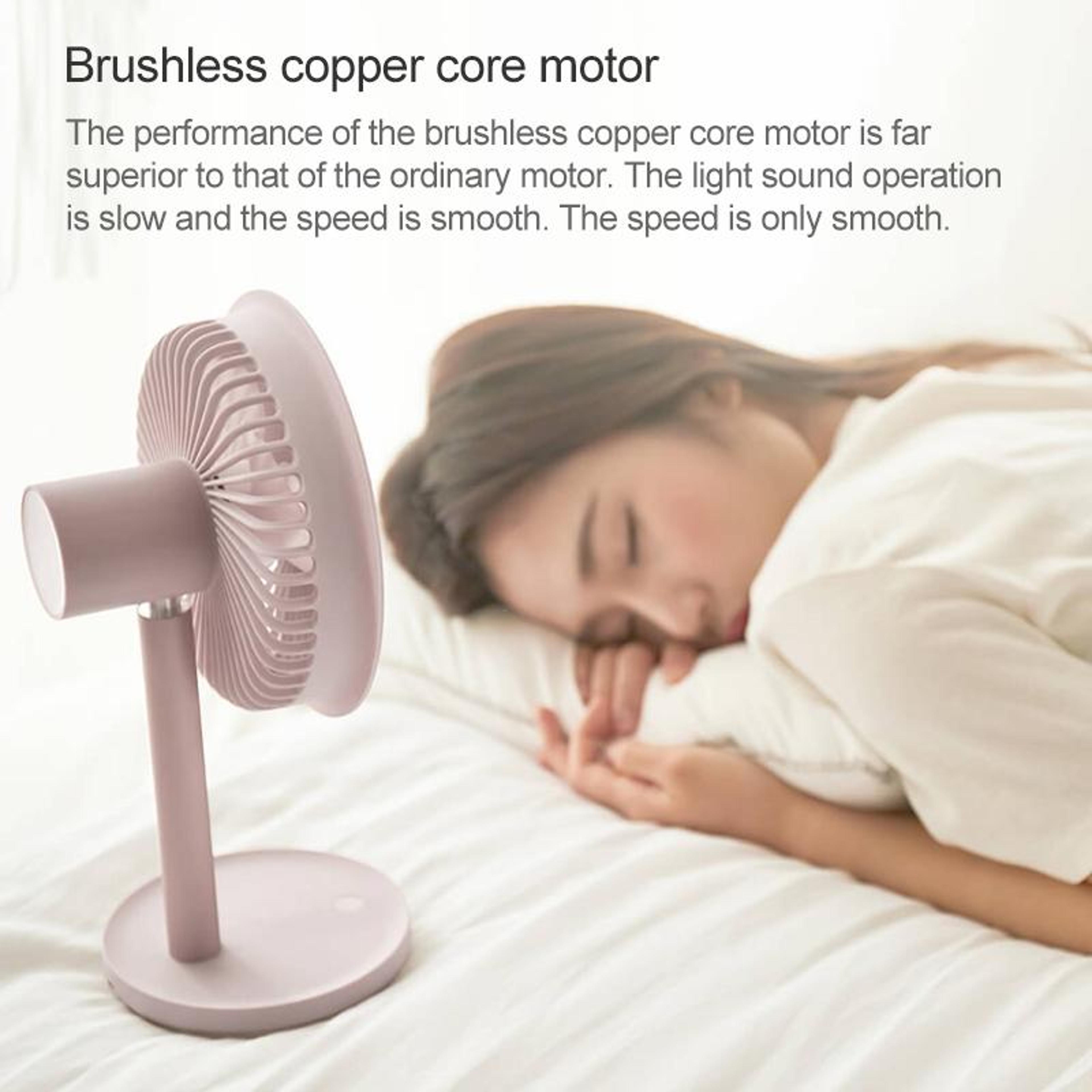 USB Desk Fan Mini Portable Fan Rechargeable Desktop Fan With 3 Speed Control For Office Dorm And Ho 9