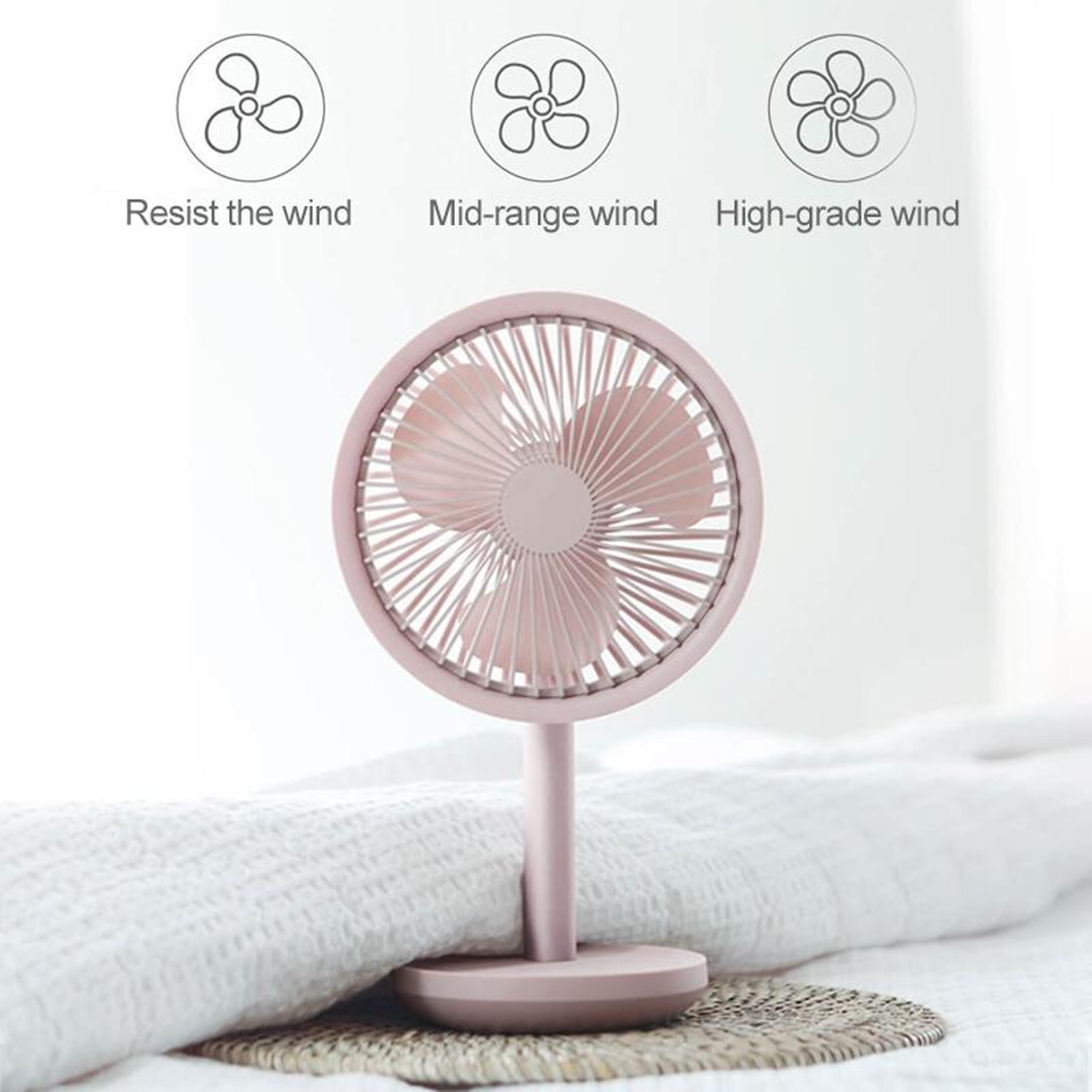 USB Desk Fan Mini Portable Fan Rechargeable Desktop Fan With 3 Speed Control For Office Dorm And Ho 5