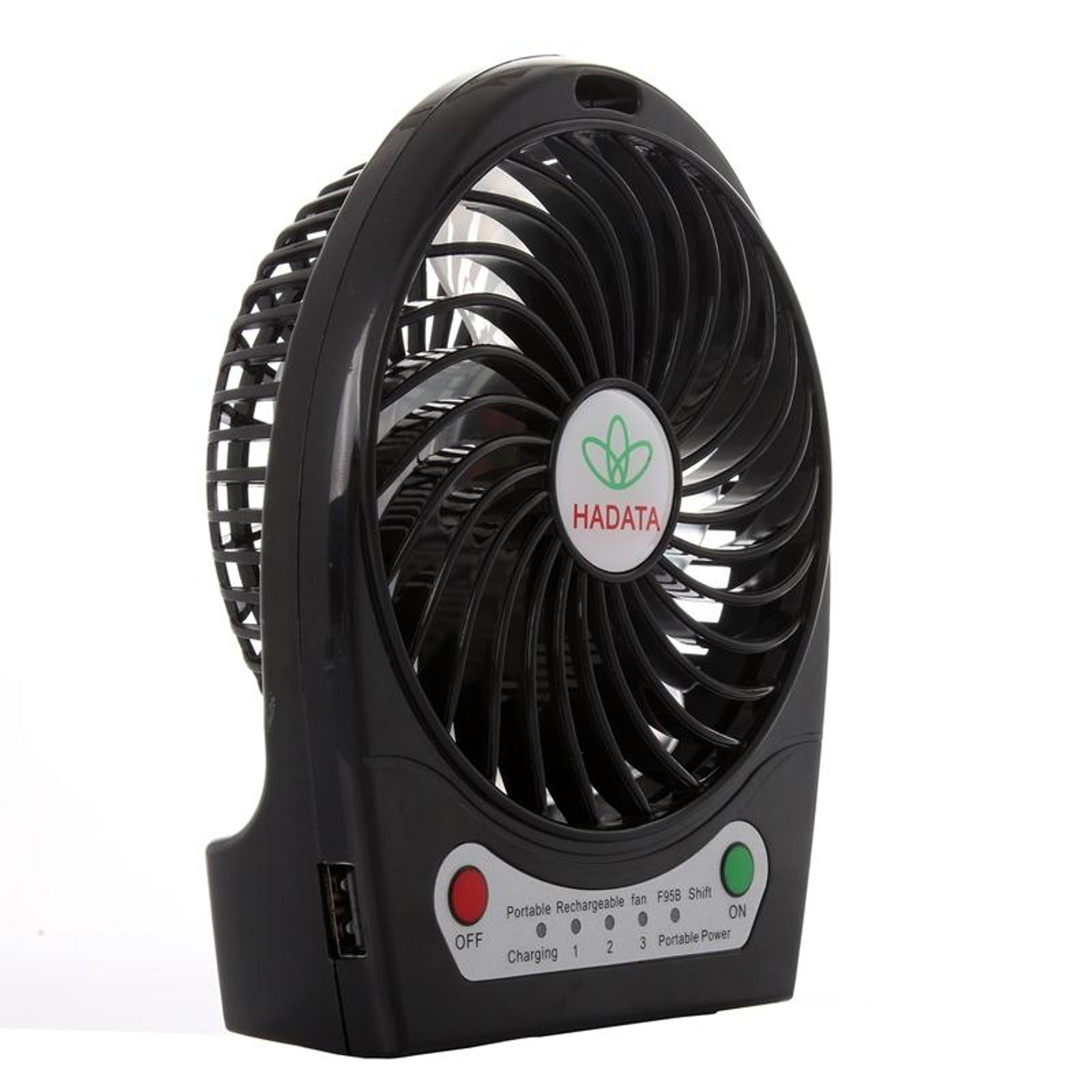 Portable Rechargeable Clip Fan USB Powered Mini Portable Desk Fan With 3 Speed Adjustable Airflow 3