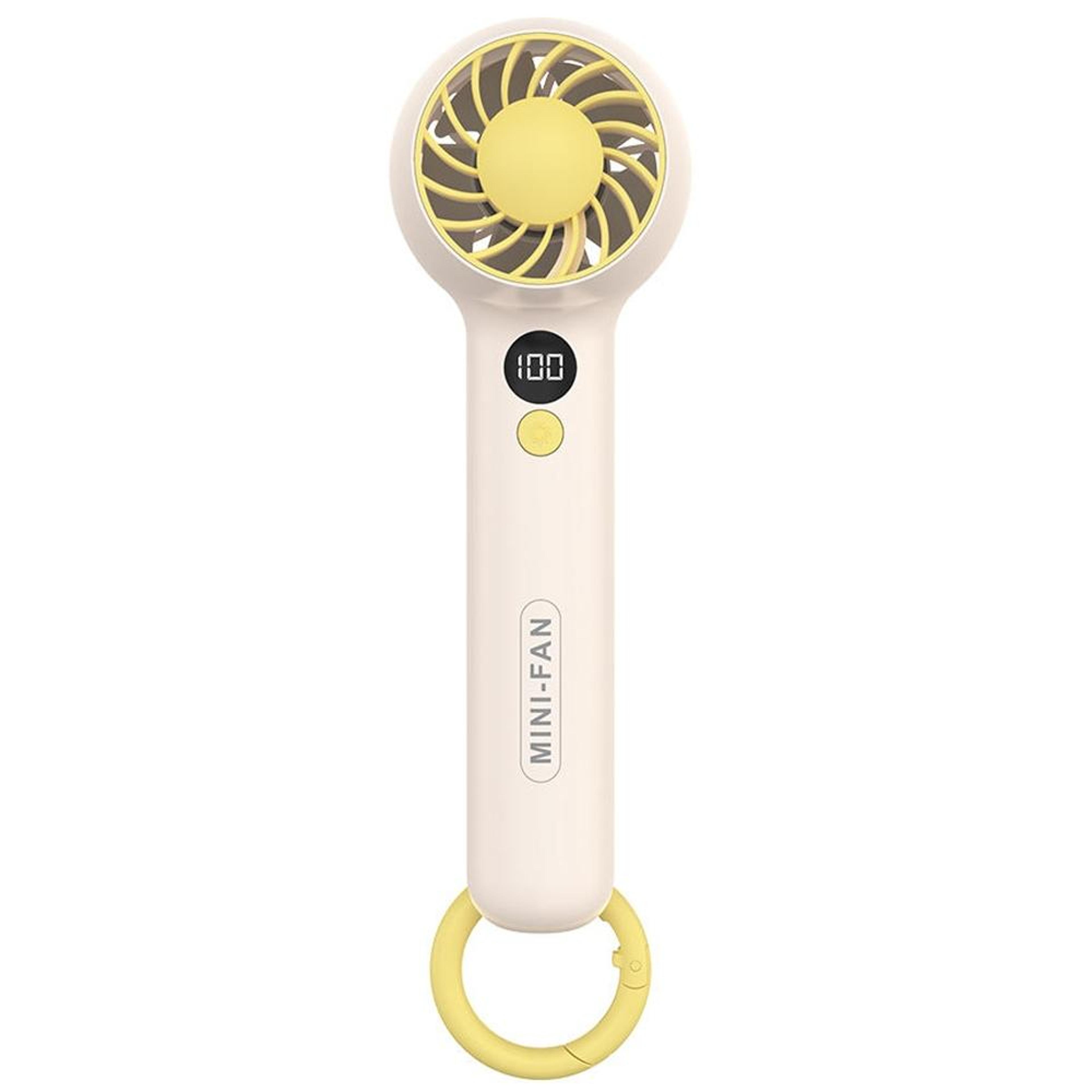 Portable Mini USB Fan Rechargeable Handheld Fan With Turbo Airflow Hook And 3 Speed Cooling 8