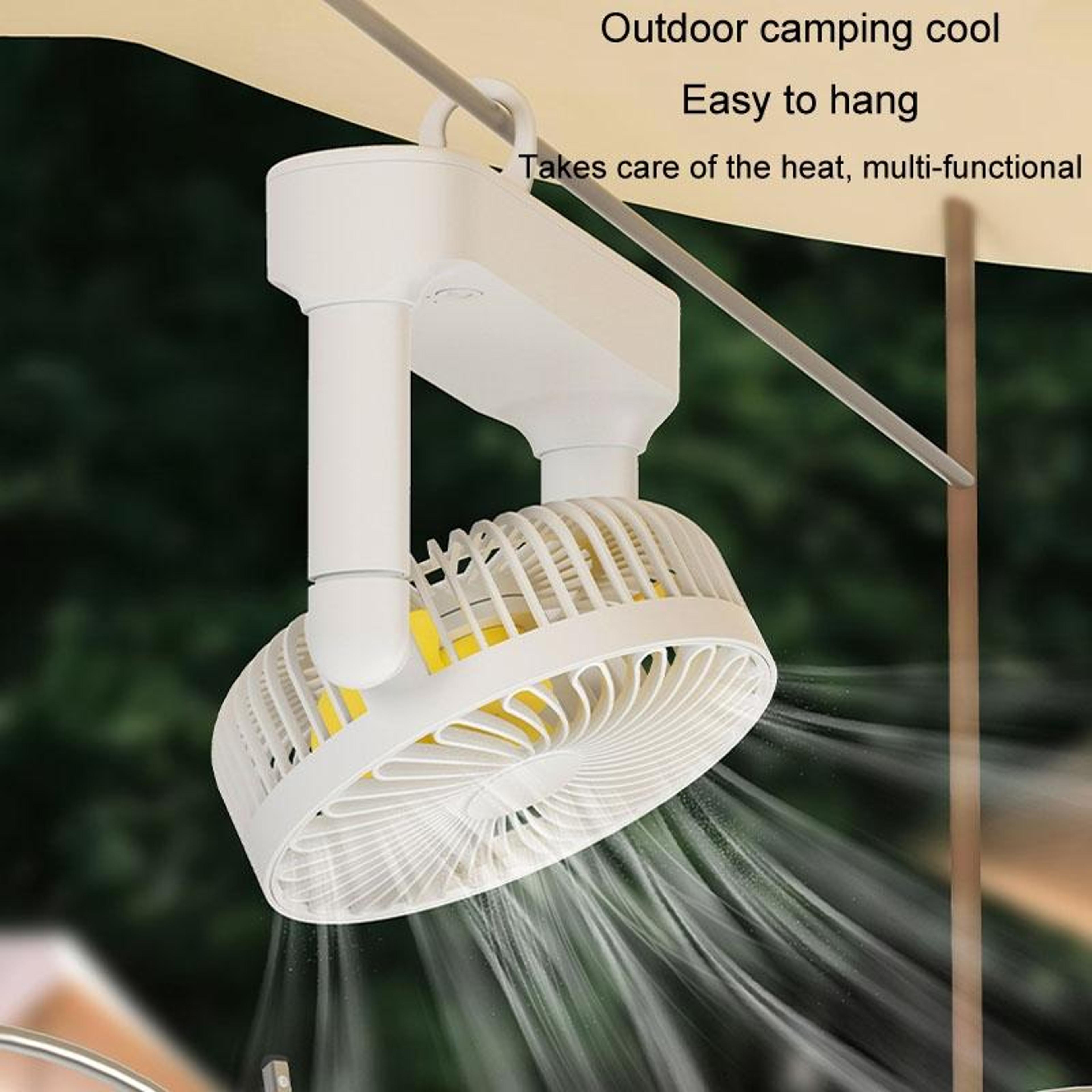 Portable USB Fan Retractable Desk Fan With 180 Degree Adjustable Airflow For Home Office Camping 1