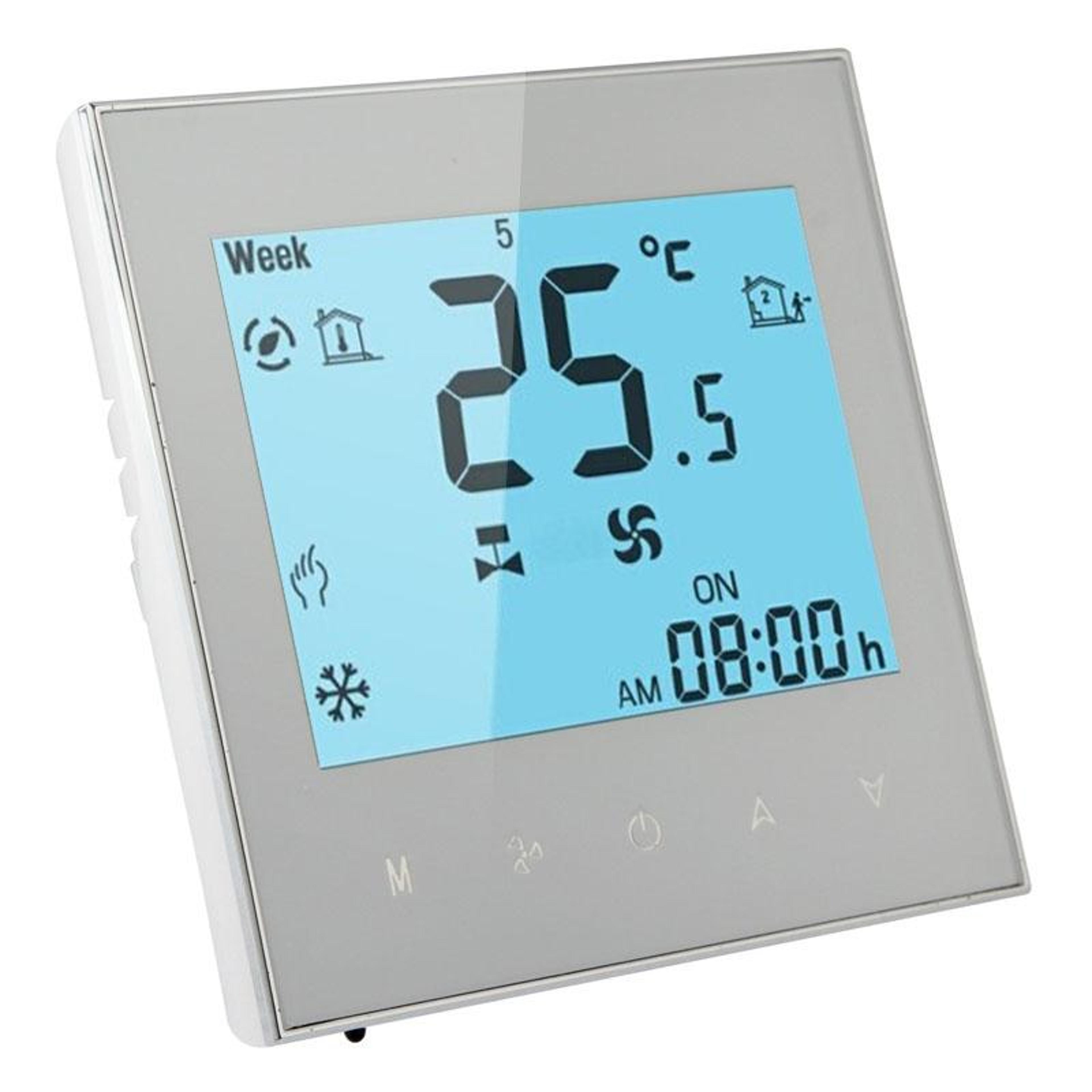 programmable room thermostat lcd touch screen fan coil thermostat for 2 pipe air conditioning