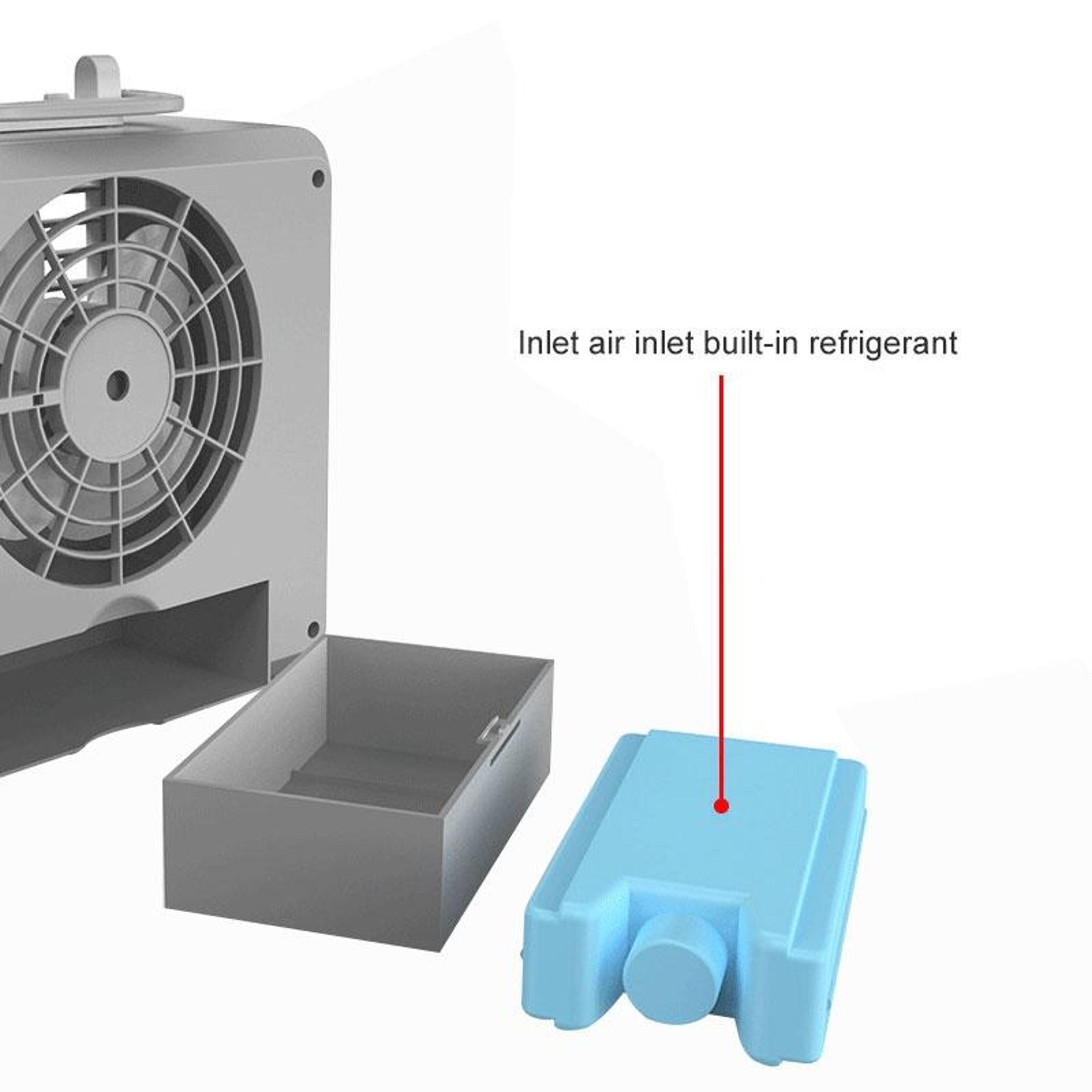Portable Air Cooler Desktop Air Conditioner Mini Quiet Cooling Fan With 3 Speed Energy Saving Desig 3