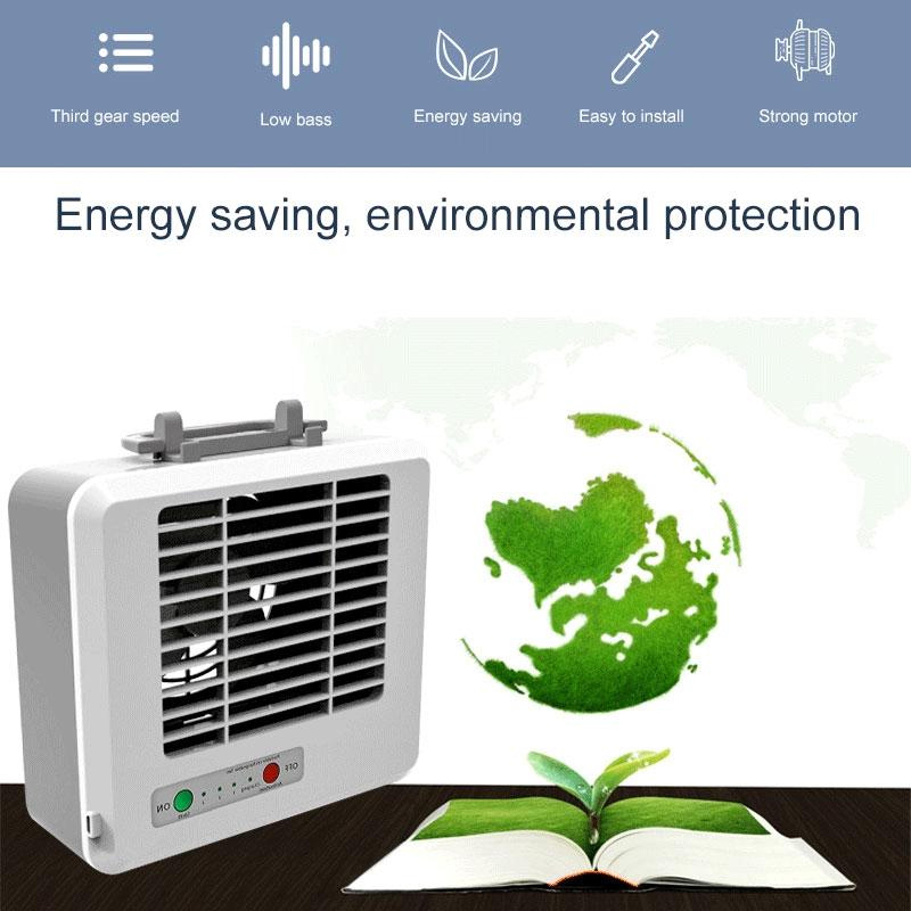 Portable Air Cooler Desktop Air Conditioner Mini Quiet Cooling Fan With 3 Speed Energy Saving Desig 5