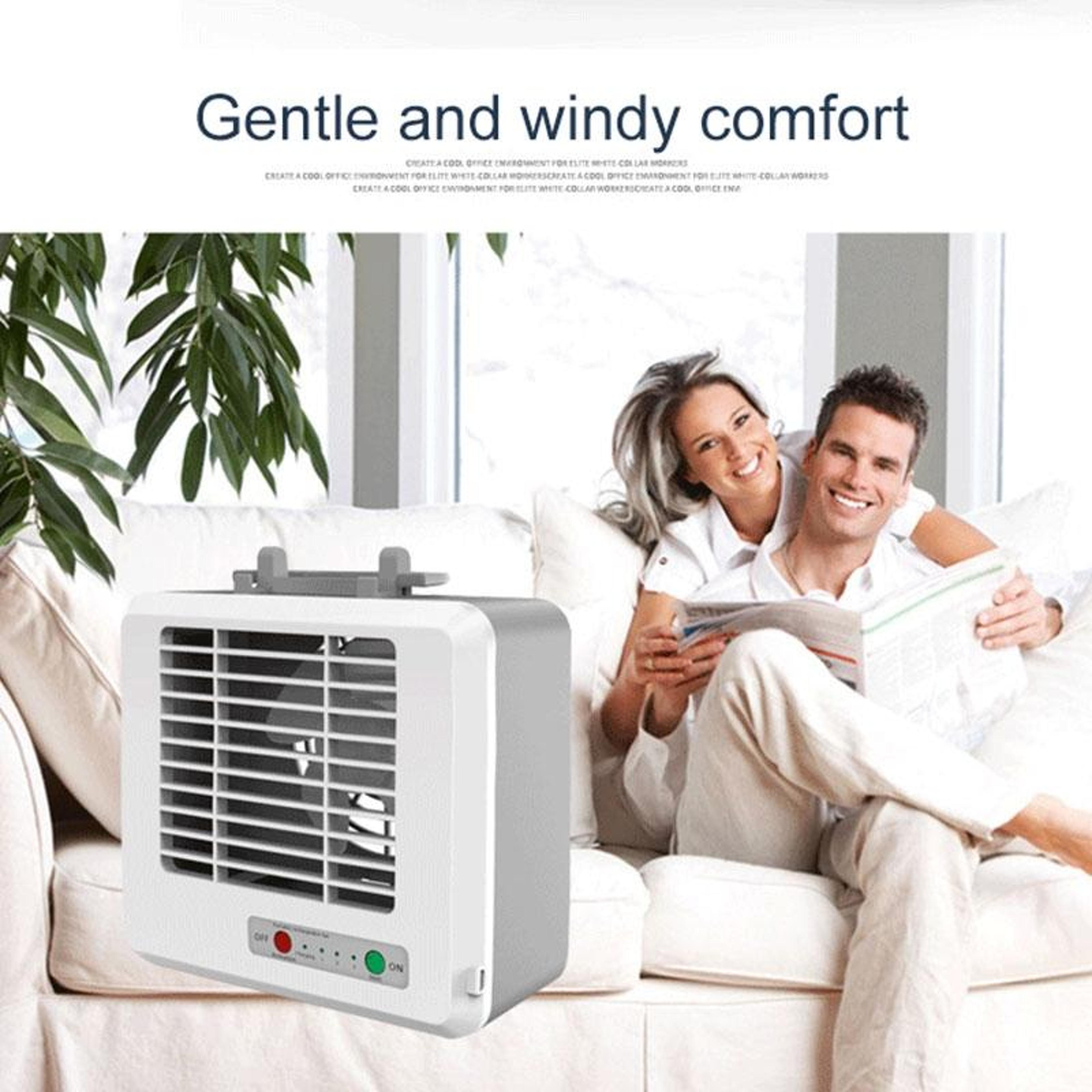 Portable Air Cooler Desktop Air Conditioner Mini Quiet Cooling Fan With 3 Speed Energy Saving Desig 6