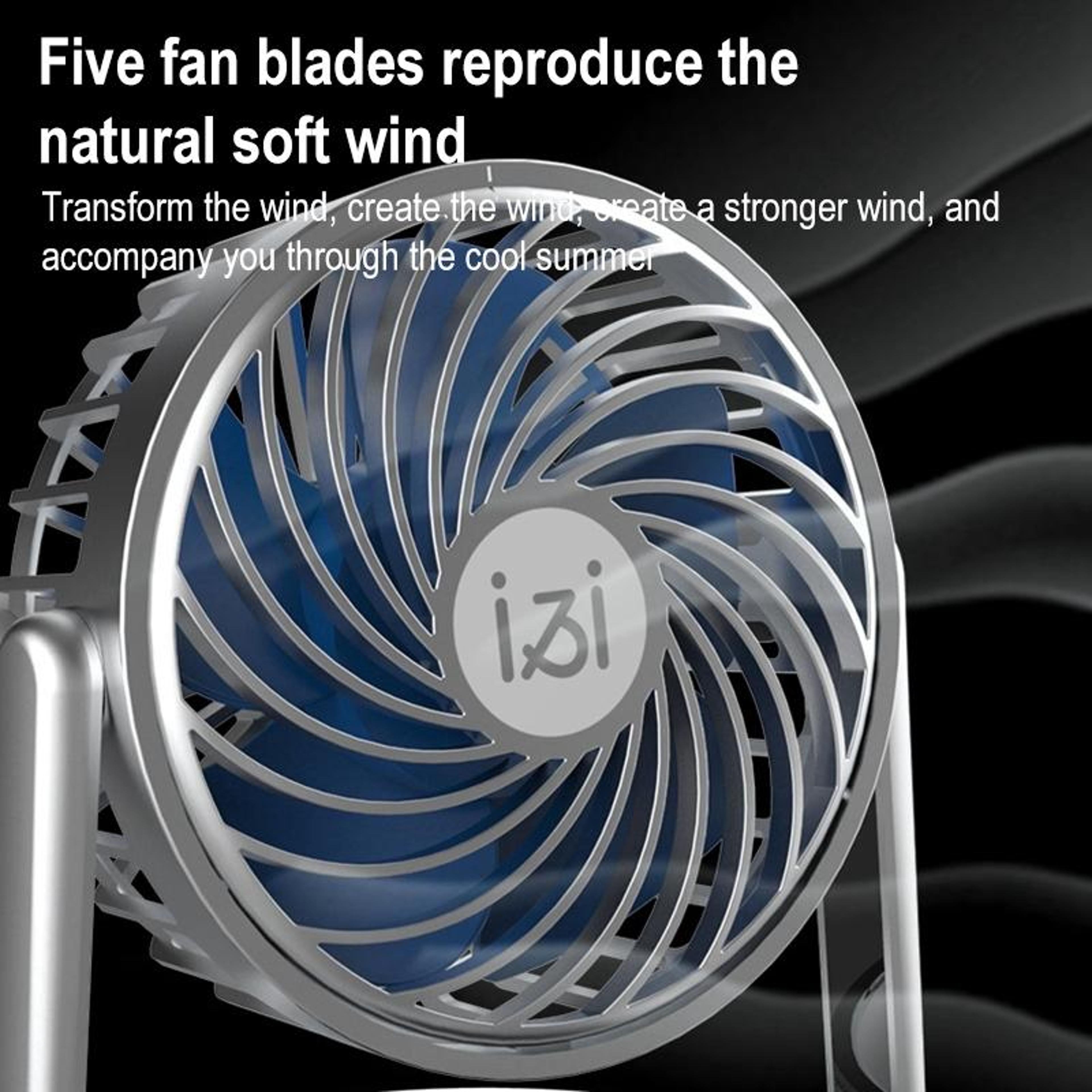 K8 Bluetooth Alarm Clock Speaker With Dual Alarm Desktop Fan And Wireless Bluetooth Audio 1