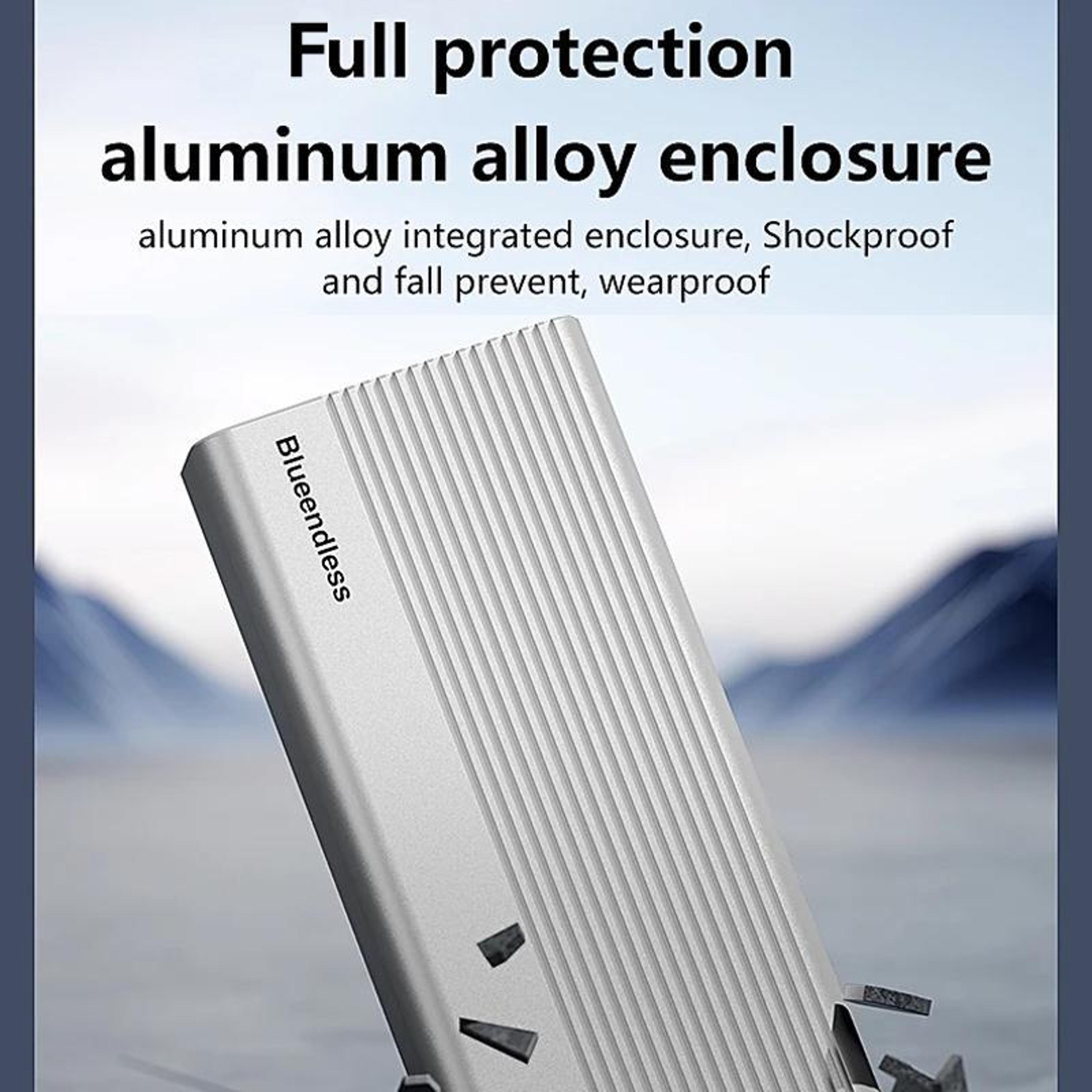 USB4 40Gbps M2 NVMe SSD Enclosure Portable External SSD Enclosure With Cooling Fan 12