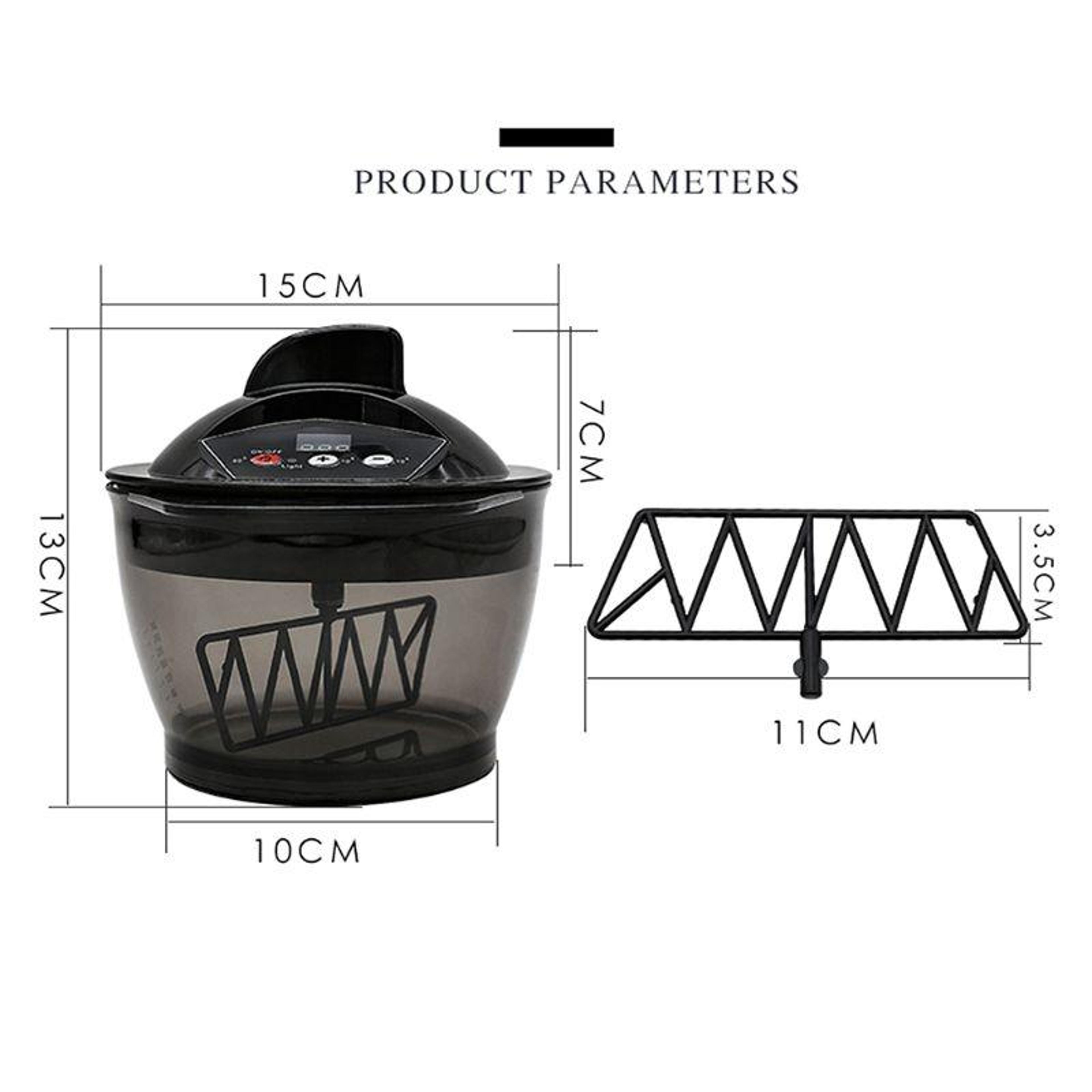 Professional Automatic Hair Color Mixer USB Hair Dye Mixing Bowl 5W Electric Color Cream Blender 1