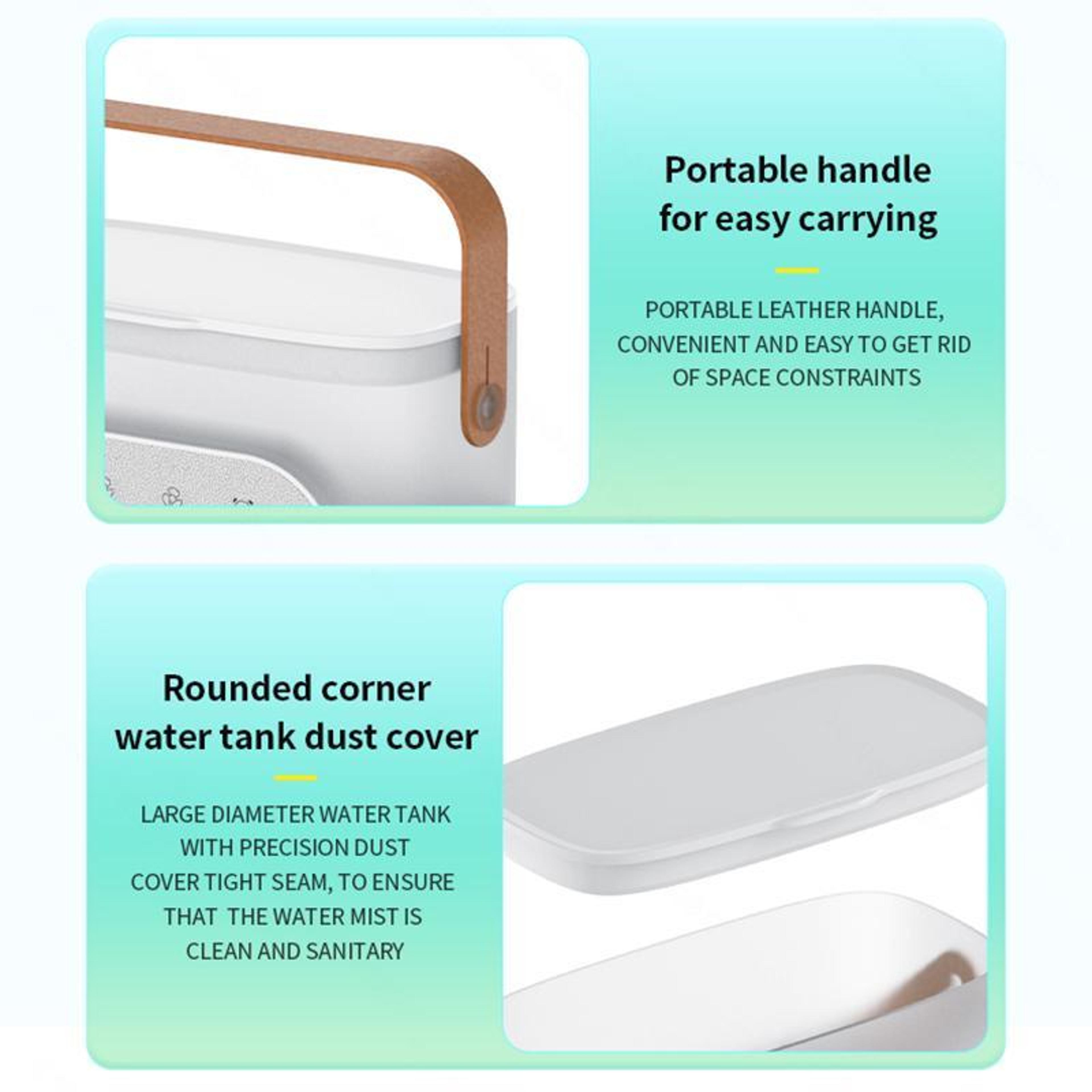 Dual Head Mist Fan With Portable Air Cooler And Humidifier For Powerful Personal Cooling 11