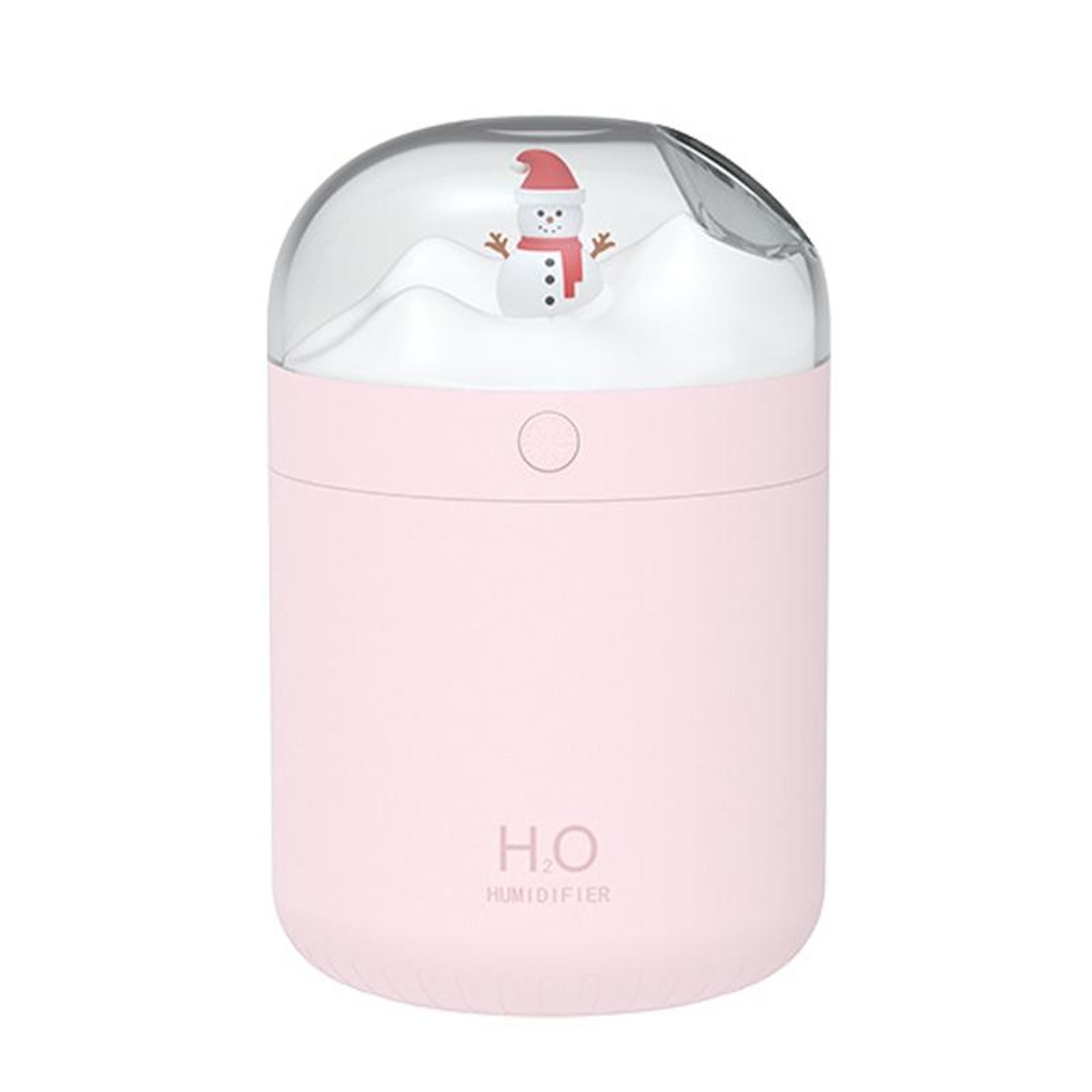 Snowman USB Humidifier 500ml Desktop Humidifier With Colorful Night Light Cool Mist Air Moisturizer 10