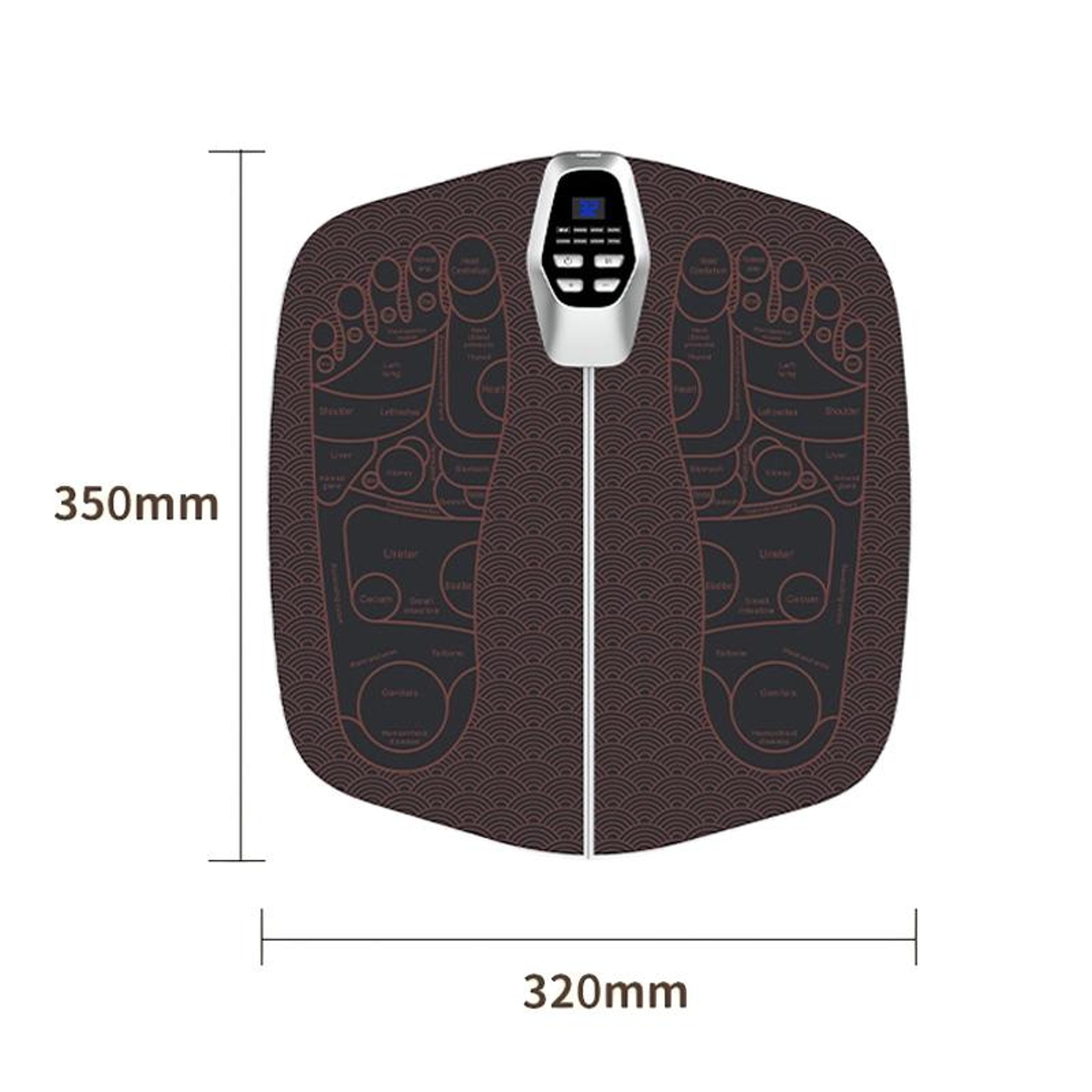 EMS Foot Massager Pad Foldable Foot Massage Mat With Remote Microcurrent Foot Massager 5