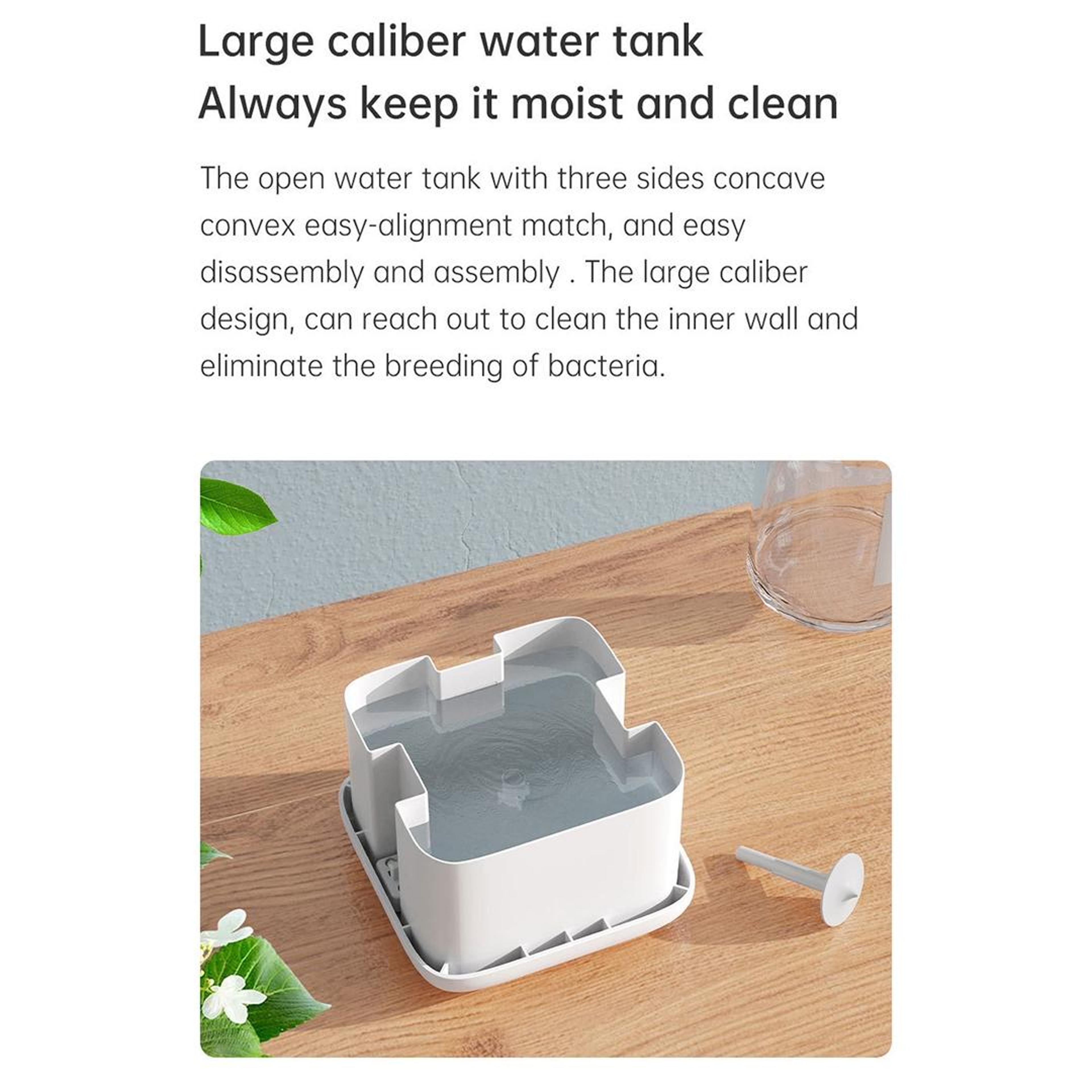 Anti Gravity Water Drop Humidifier With LED Desktop Humidifier Cool Mist Air Moisturizer 3