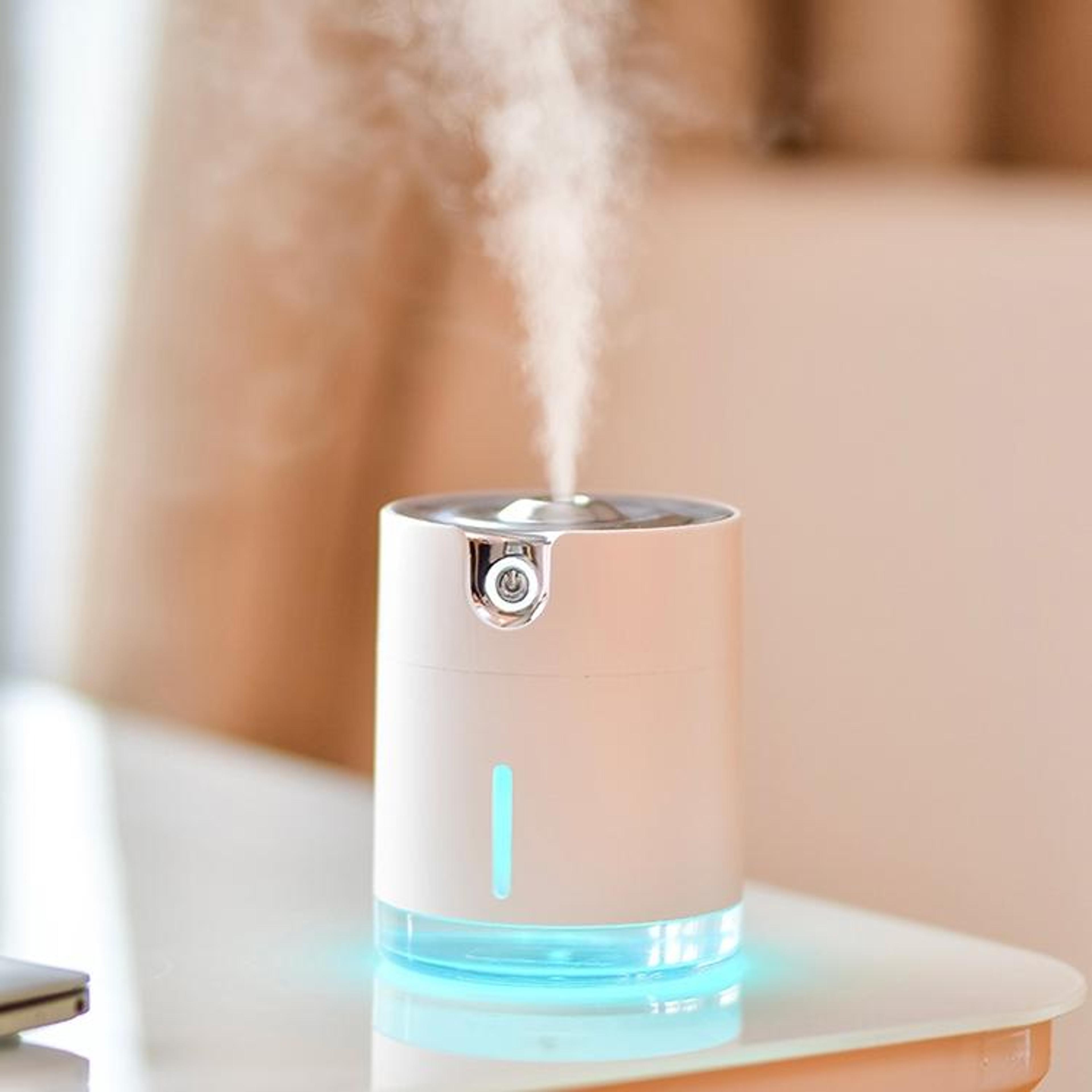 USB Humidifier Portable Cool Mist Humidifier With Water Ripple Effect Colorful Night Light 15