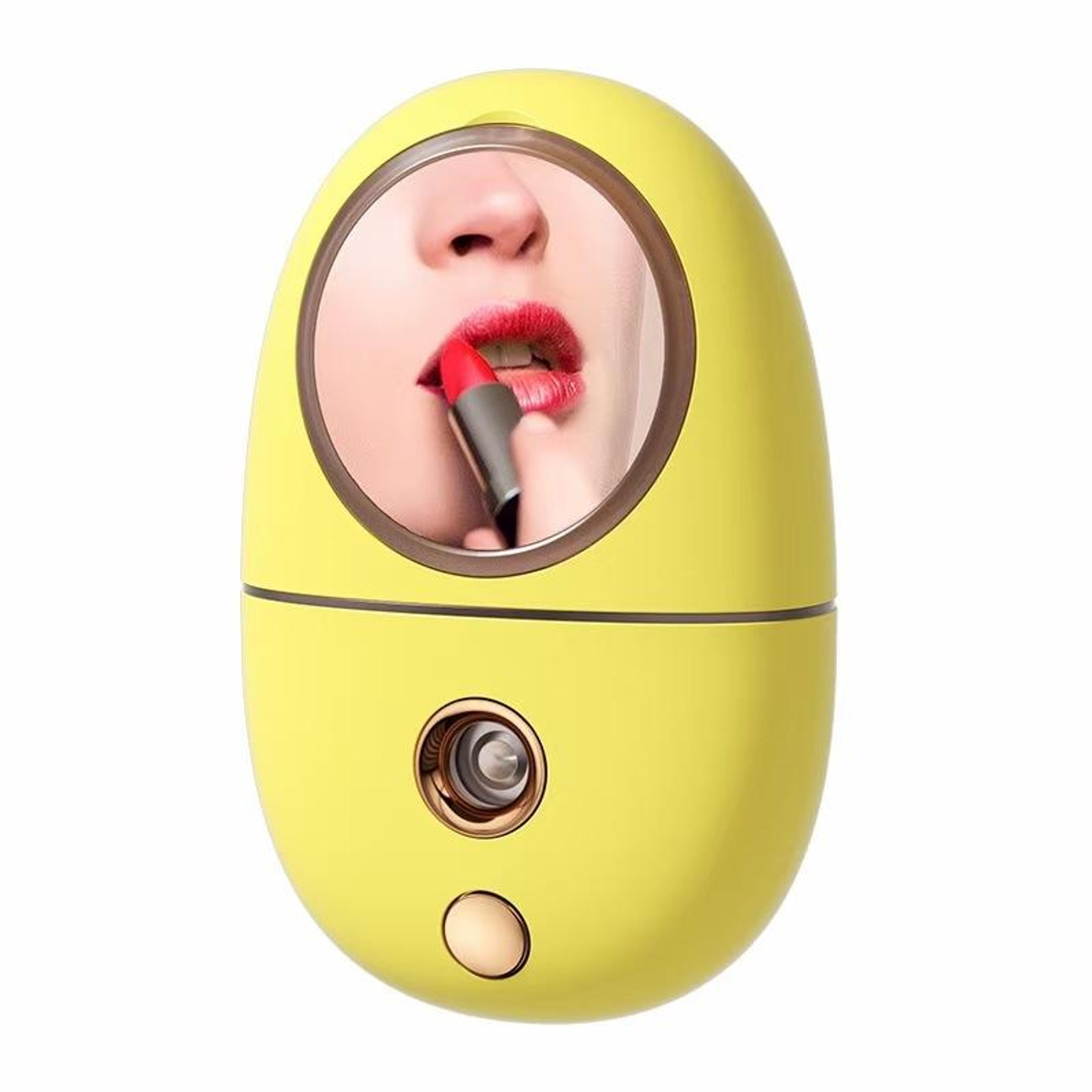 Portable Nano Facial Mister Makeup Mirror USB Rechargeable Facial Mist Spray For Hydrated Glowing S 6