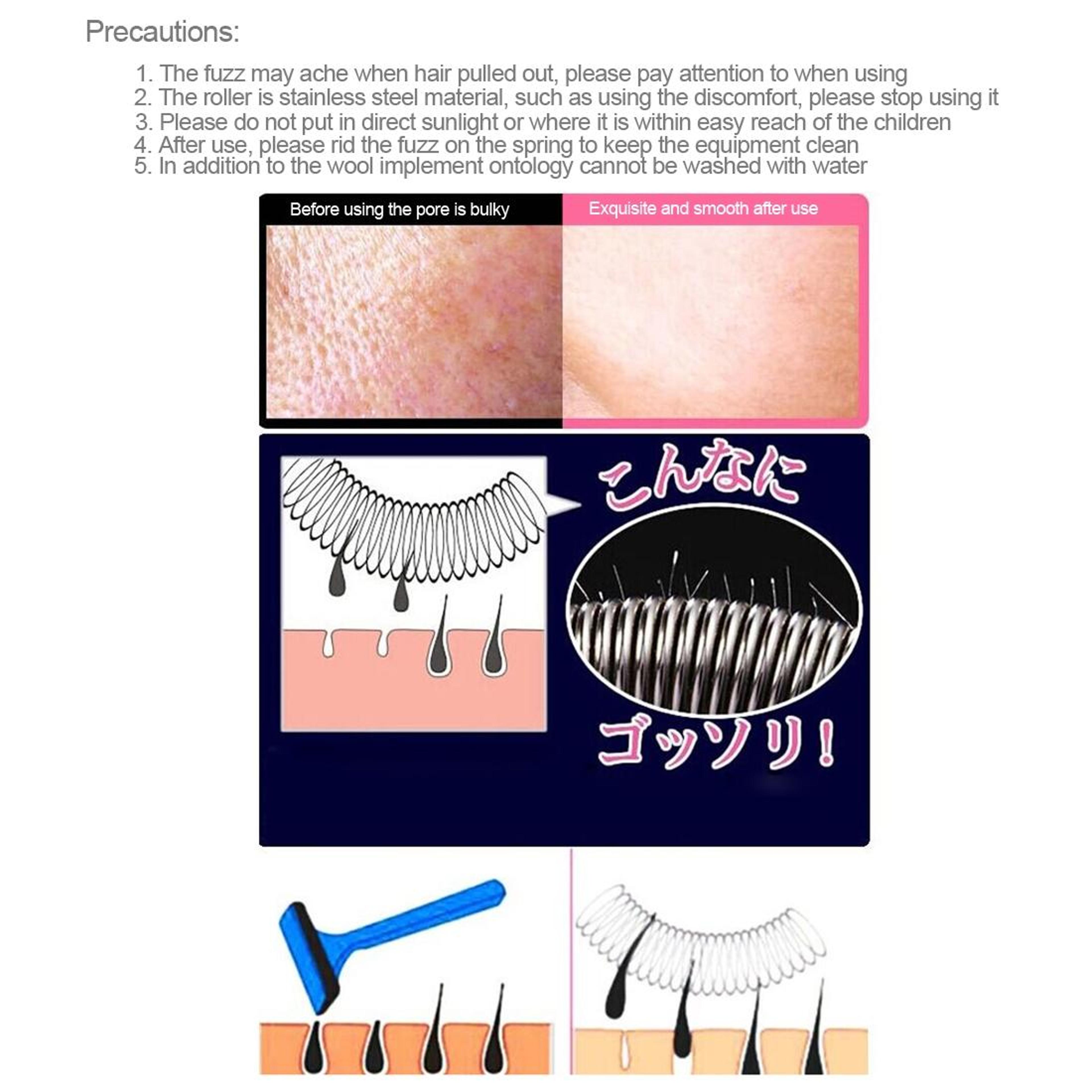 Double Spring Facial Hair Remover Manual Face Hair Removal Tool For Smooth Skin Random Color 5