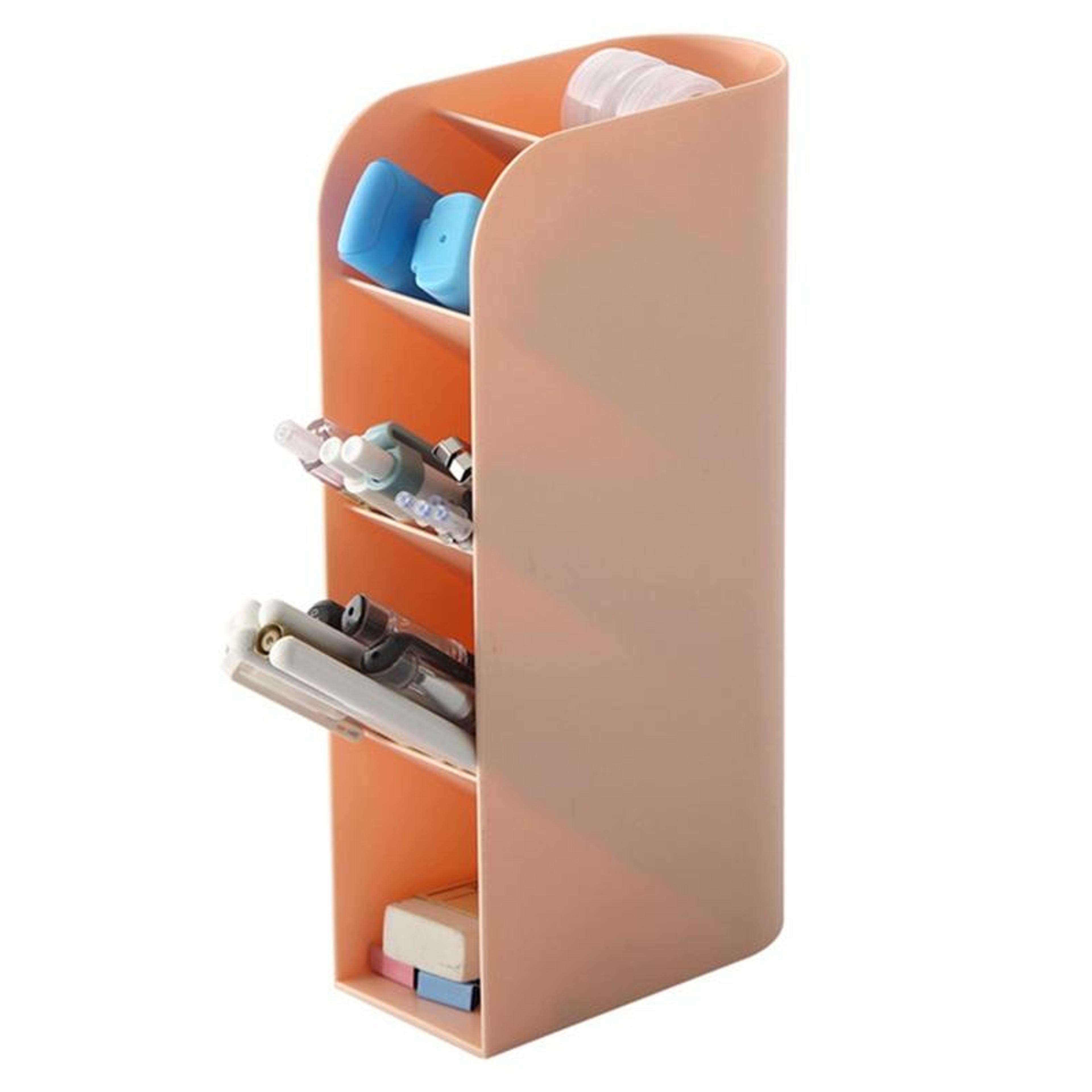 Multifunctional Desk Organizer Plastic Desktop Storage Box Makeup Organizer And Pen Holder 9