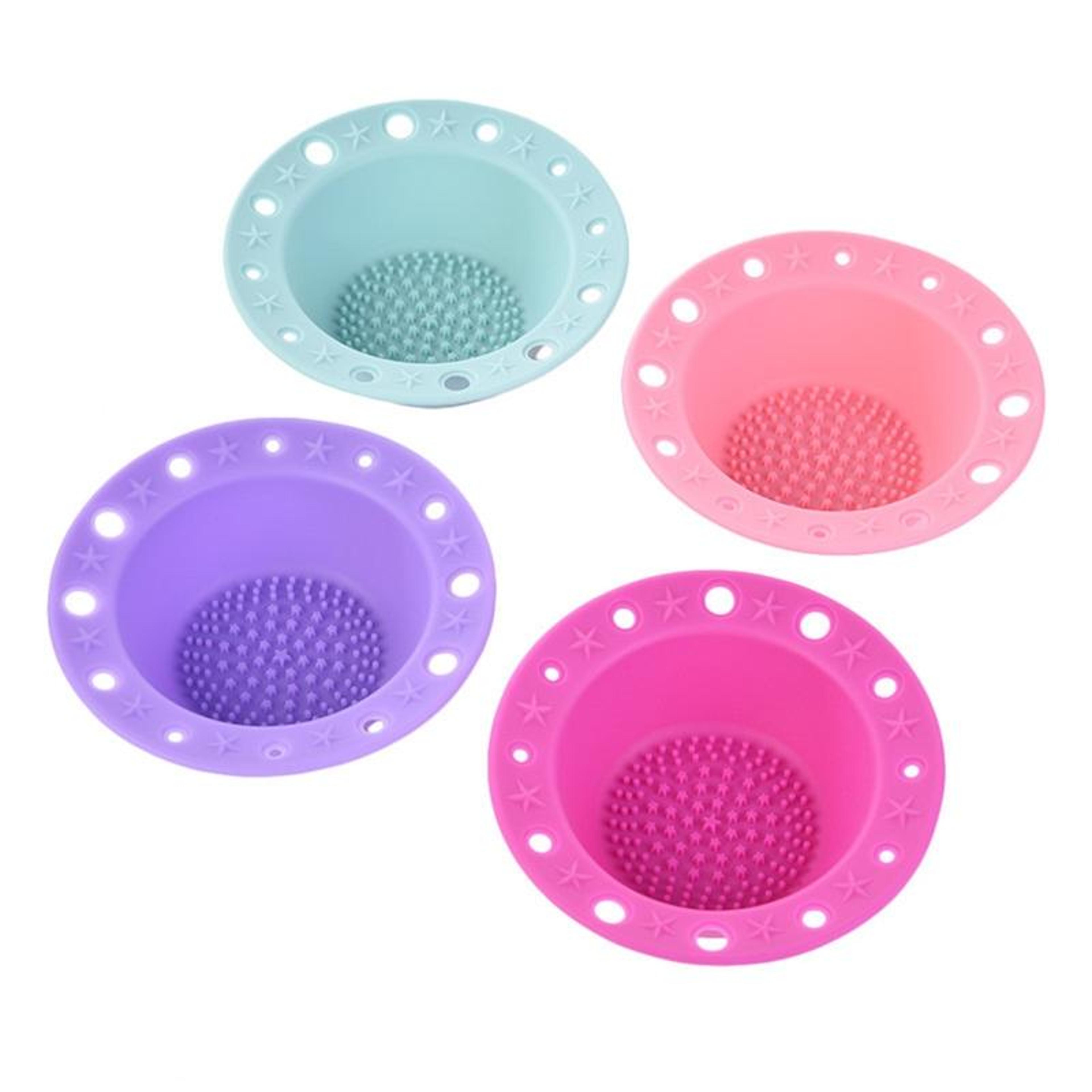 Silicone Makeup Brush Cleaner Bowl Tray For Fast Brush Cleaning And Cosmetic Tool Care 1