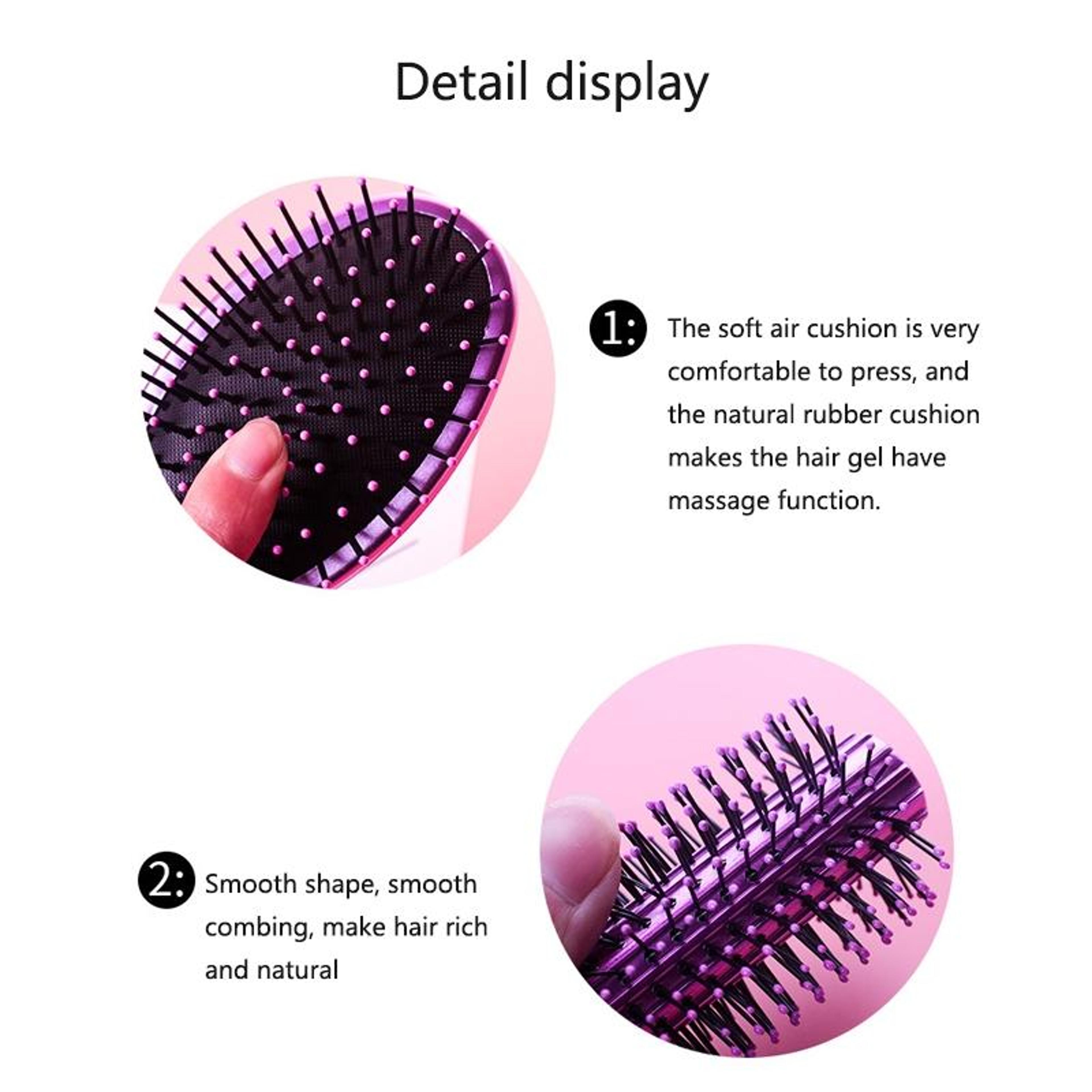 Air Cushion Hair Brush Scalp Massage Detangling Curly Hair Brush For Salon And Everyday Styling 1