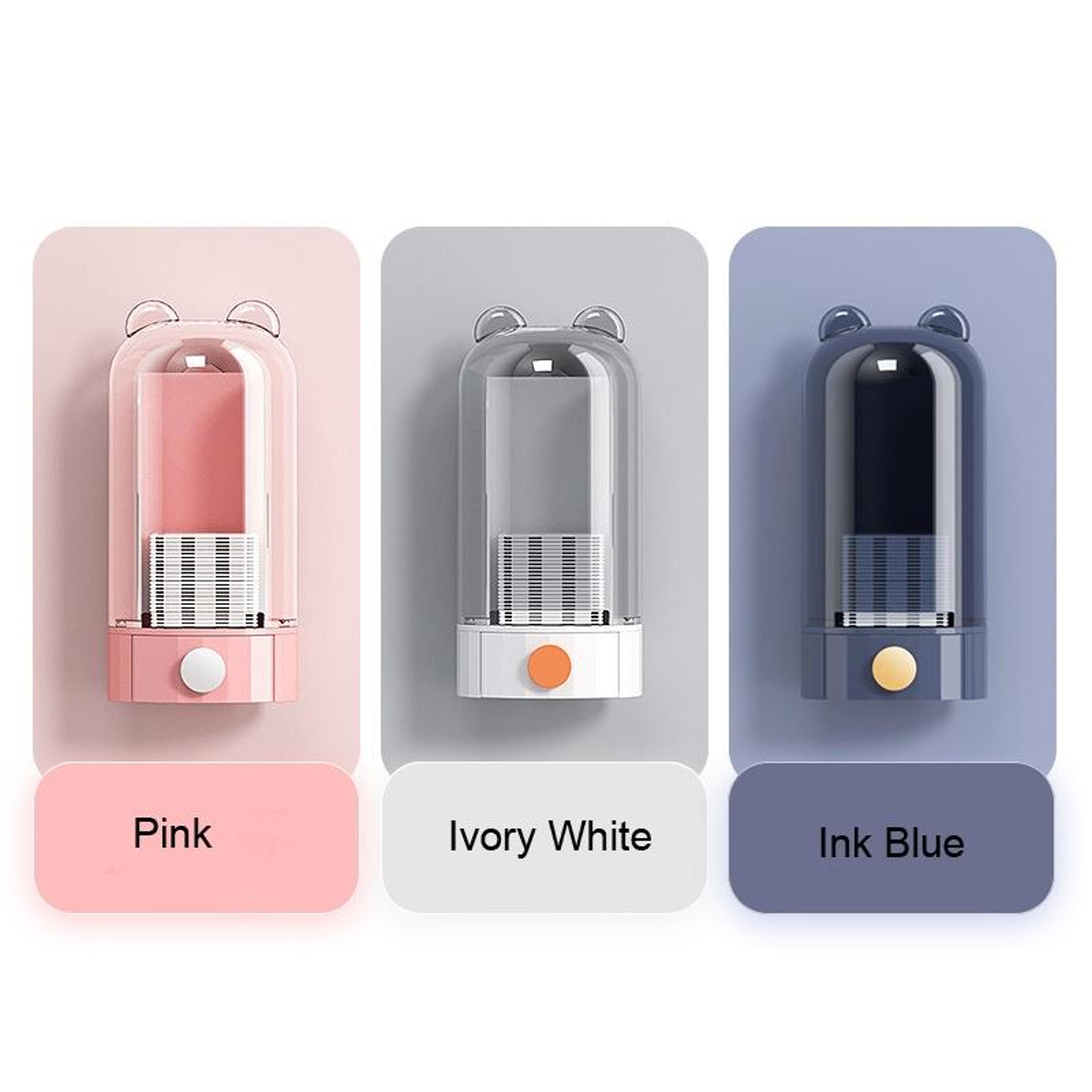 Automatic Cotton Pad Dispenser Wall Mounted Transparent Cotton Pad Holder Makeup Organizer With 50  2