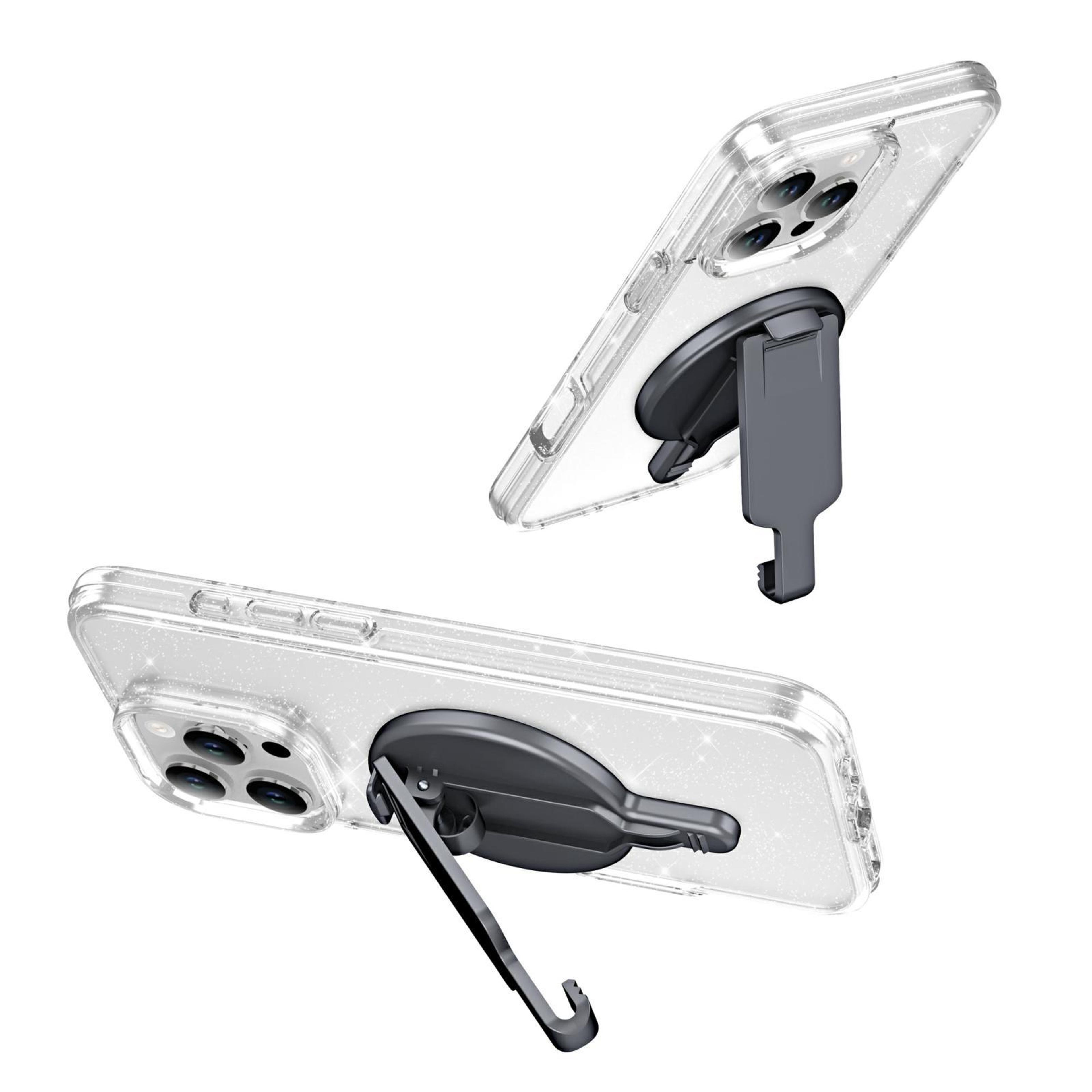 MagSafe Phone Holder Magnetic Belt Clip Hands Free Phone Mount With Mirror Stand 2