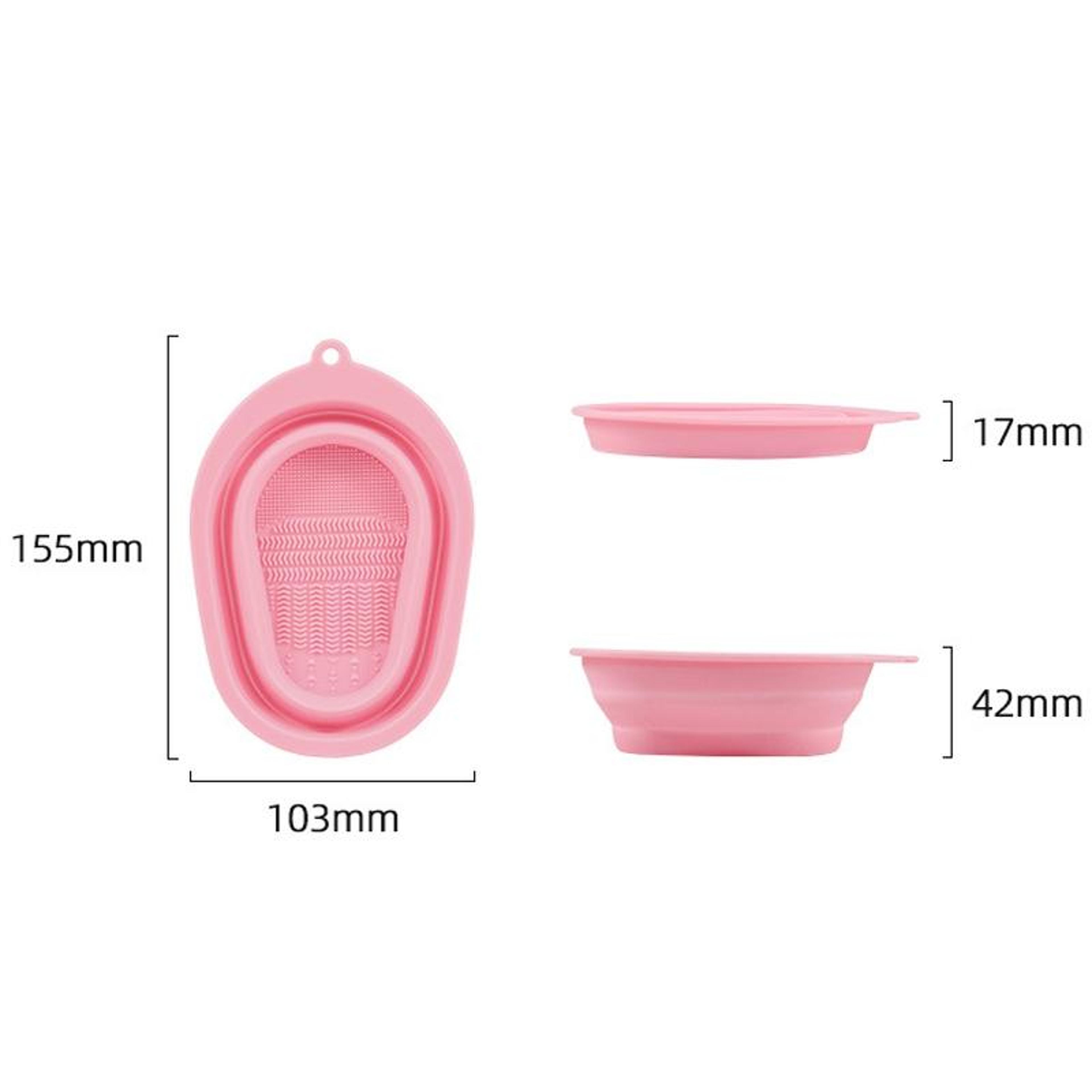 Silicone Makeup Brush Cleaner Pad With Foldable Design For Brushes And Beauty Puffs 1