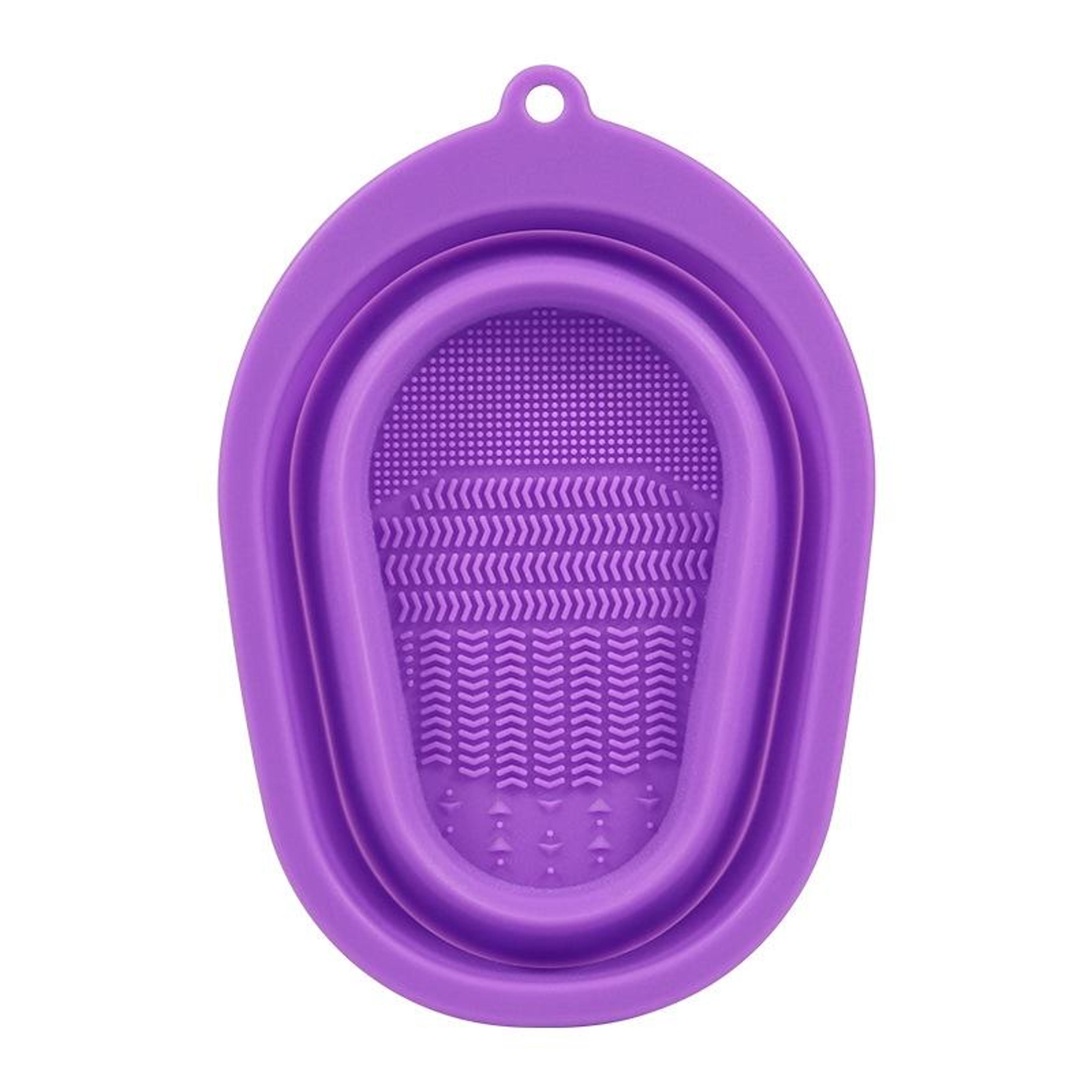 Silicone Makeup Brush Cleaner Pad With Foldable Design For Brushes And Beauty Puffs 7