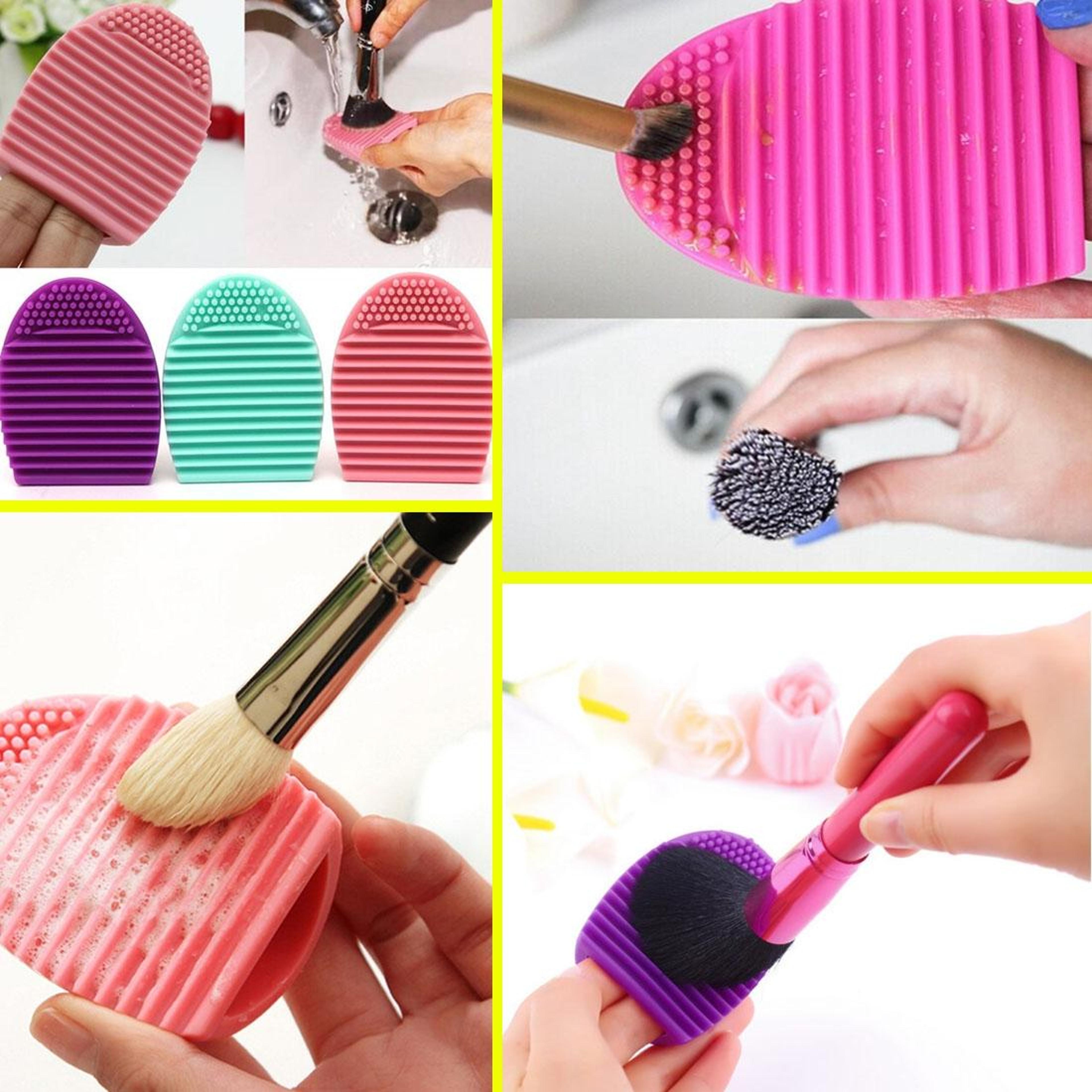 Silicone Makeup Brush Cleaner Scrubber Pad Cosmetic Brush Washing Tool For Deep Cleaning 6
