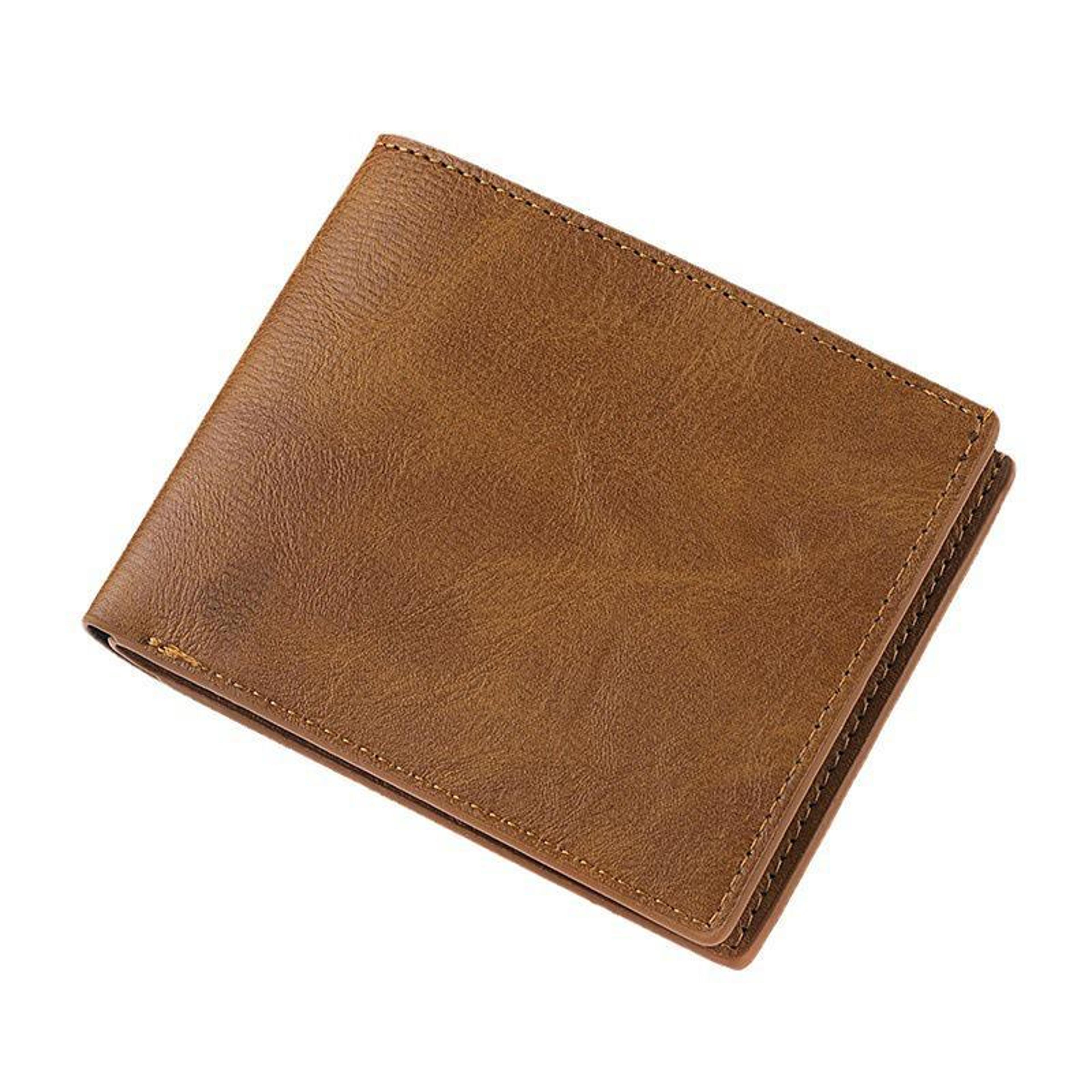 Retro Mens Leather Wallet Slim Bifold Wallet With Money Clip Card Holder And Zipper Coin Pocket 9