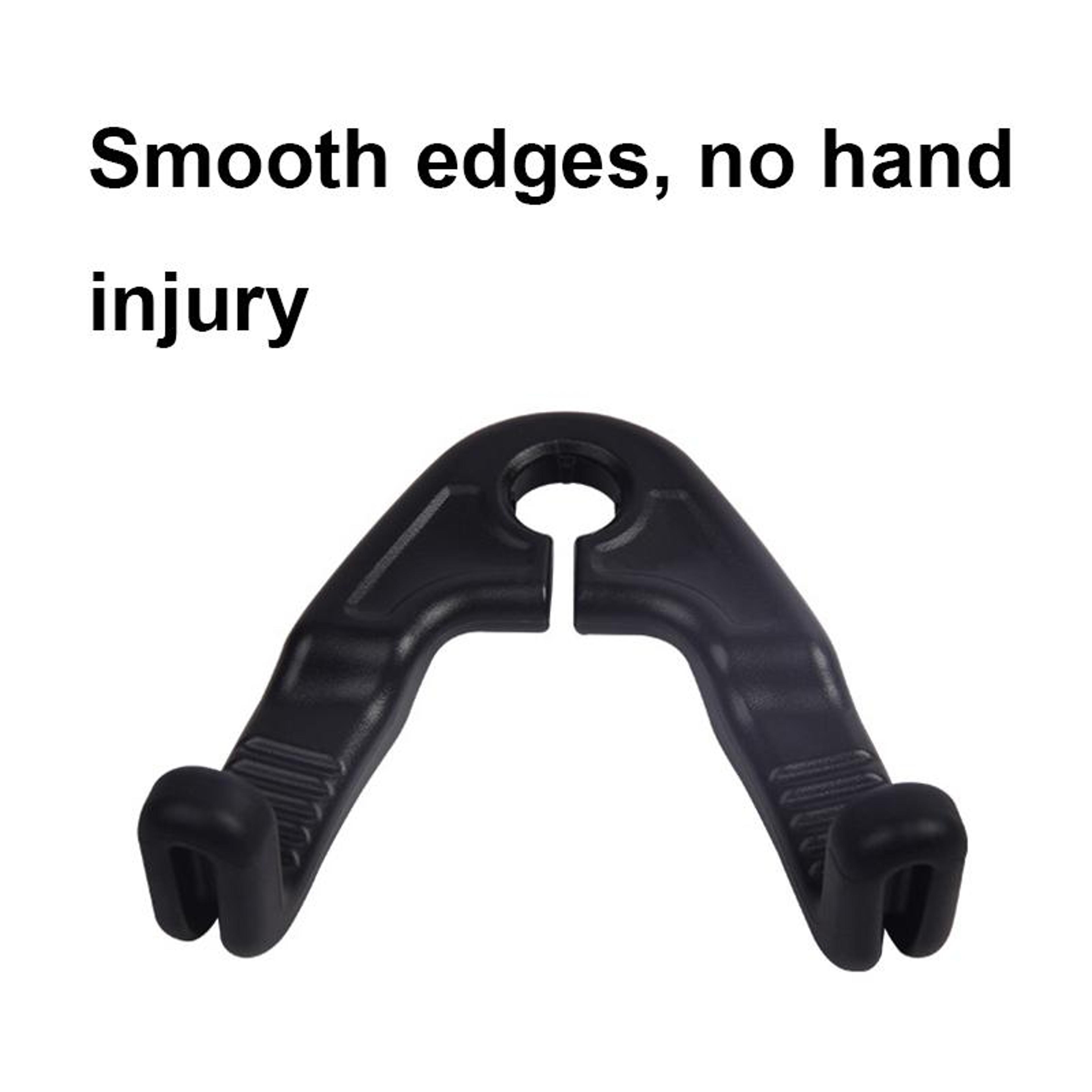 Hidden Car Headrest Hooks Universal Car Seat Storage Hooks Heavy Duty Backseat Organizer 2 PCS 2
