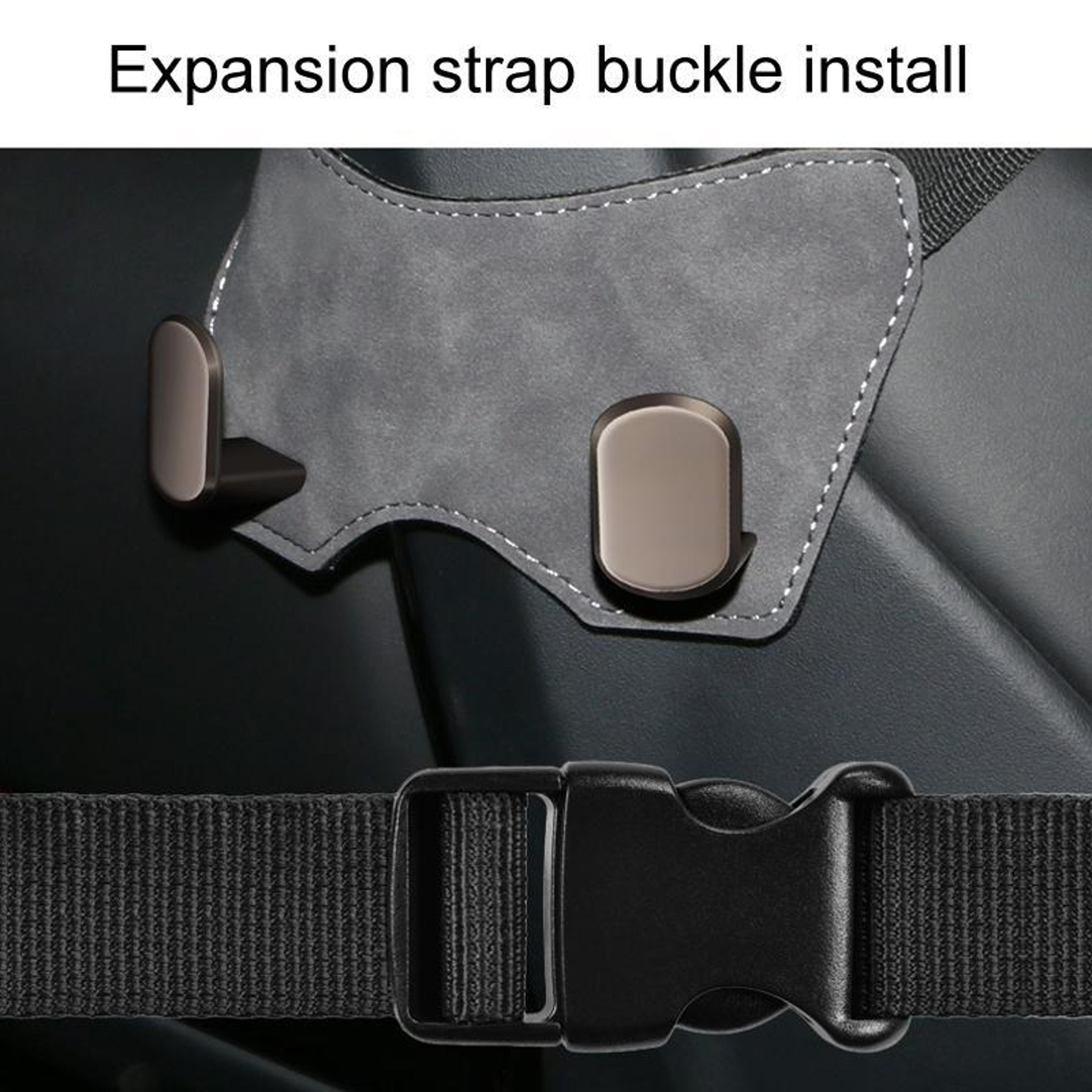 Luxury Fur Car Seat Storage Hook With 360 Rotating Double Metal Hooks For OnePiece Sports Headrests 3
