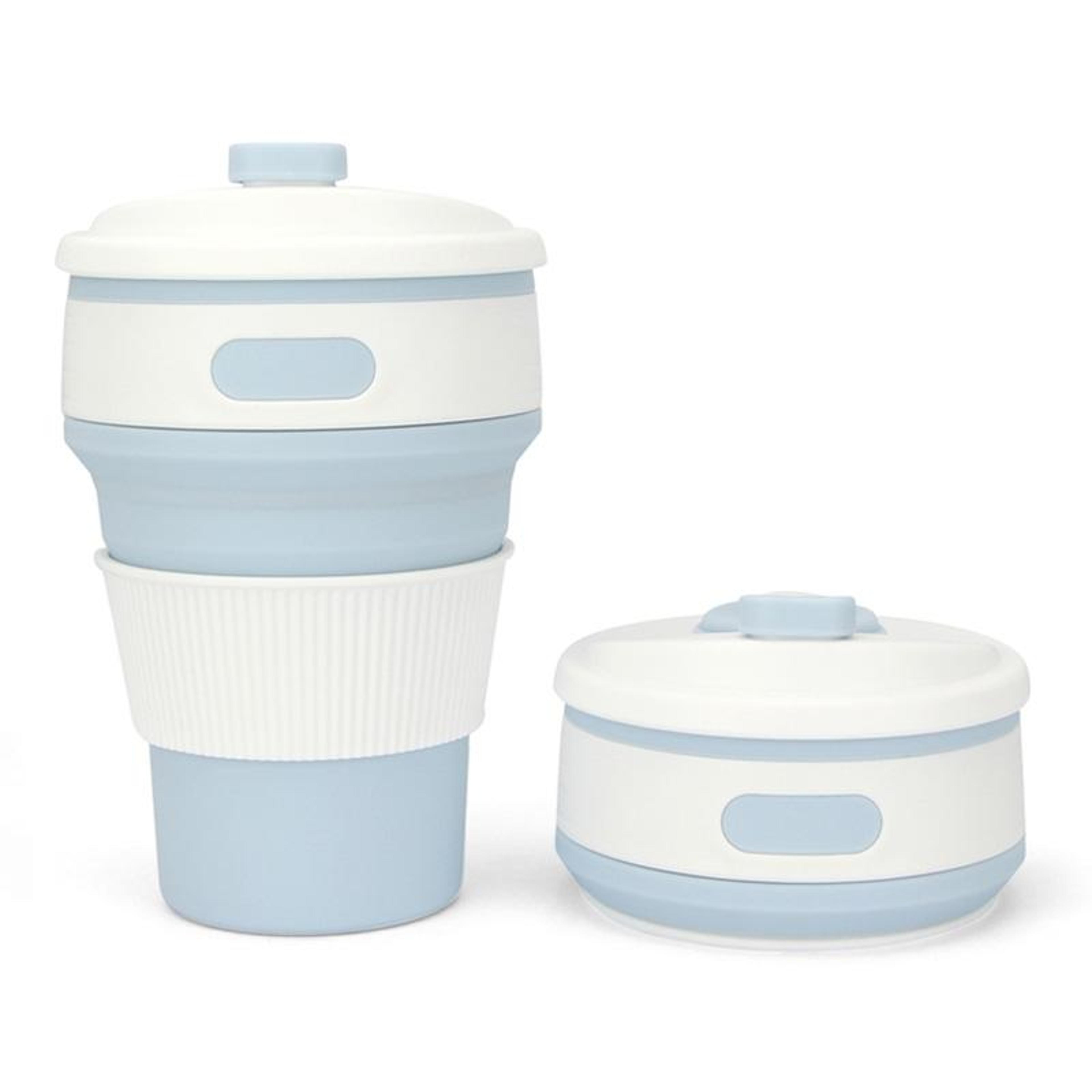 350ml Collapsible Silicone Travel Coffee Cup Portable Reusable Folding Mug 12