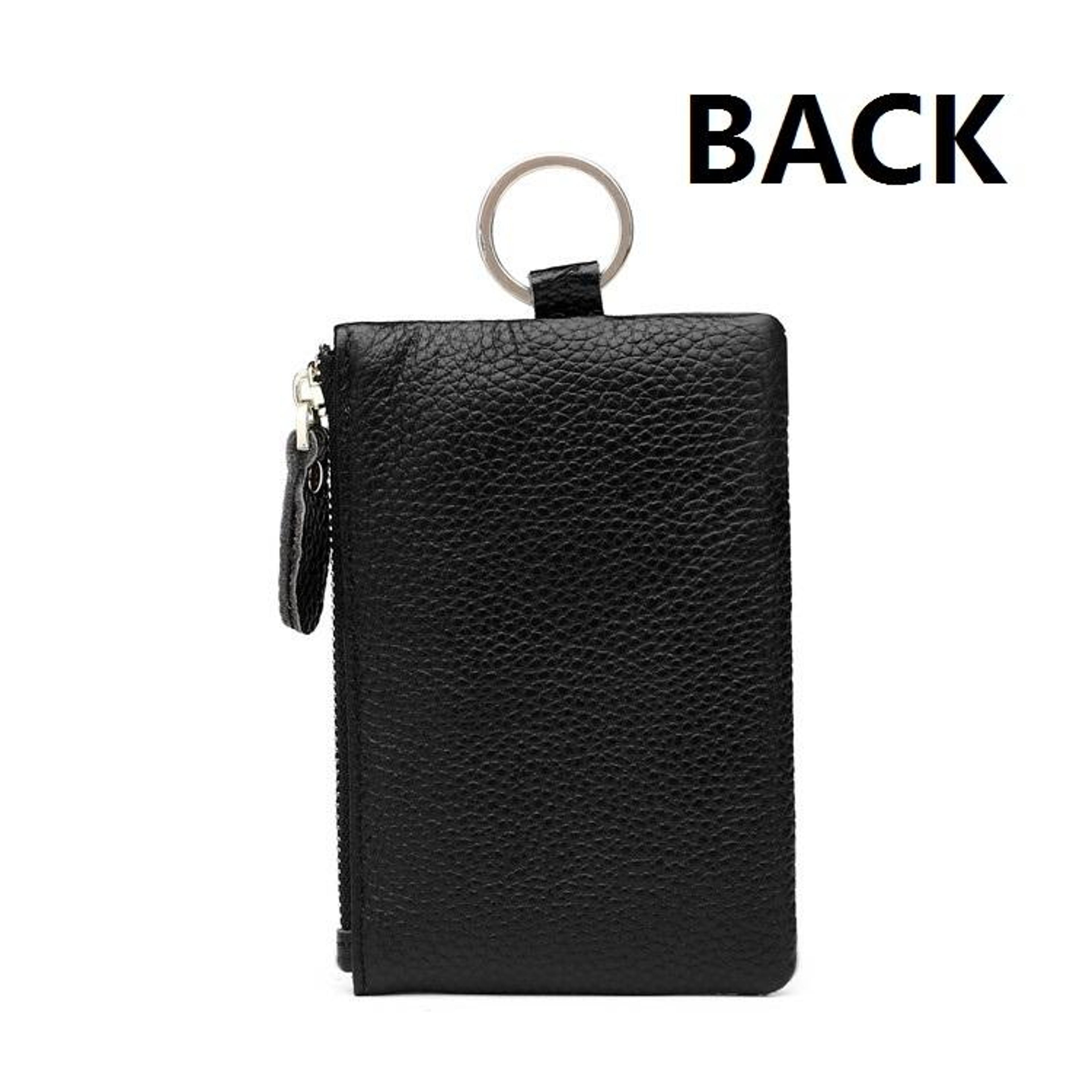 Premium Leather Key Wallet Large Capacity Key Card Case And Coin Purse For Men 2