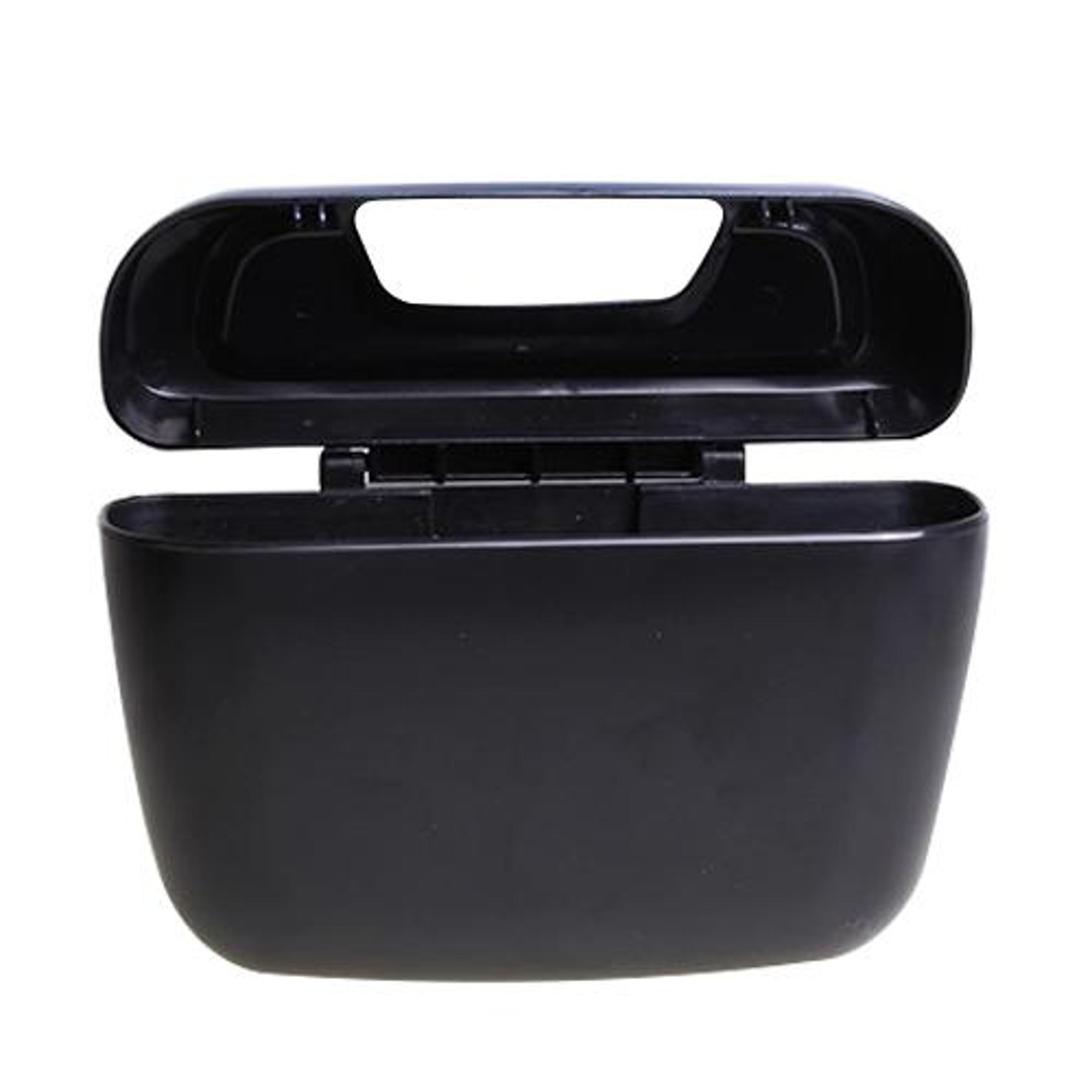 Compact Car Trash Can And Car Storage Organizer Hanging Mini Garbage Bin Random Color Delivery 1