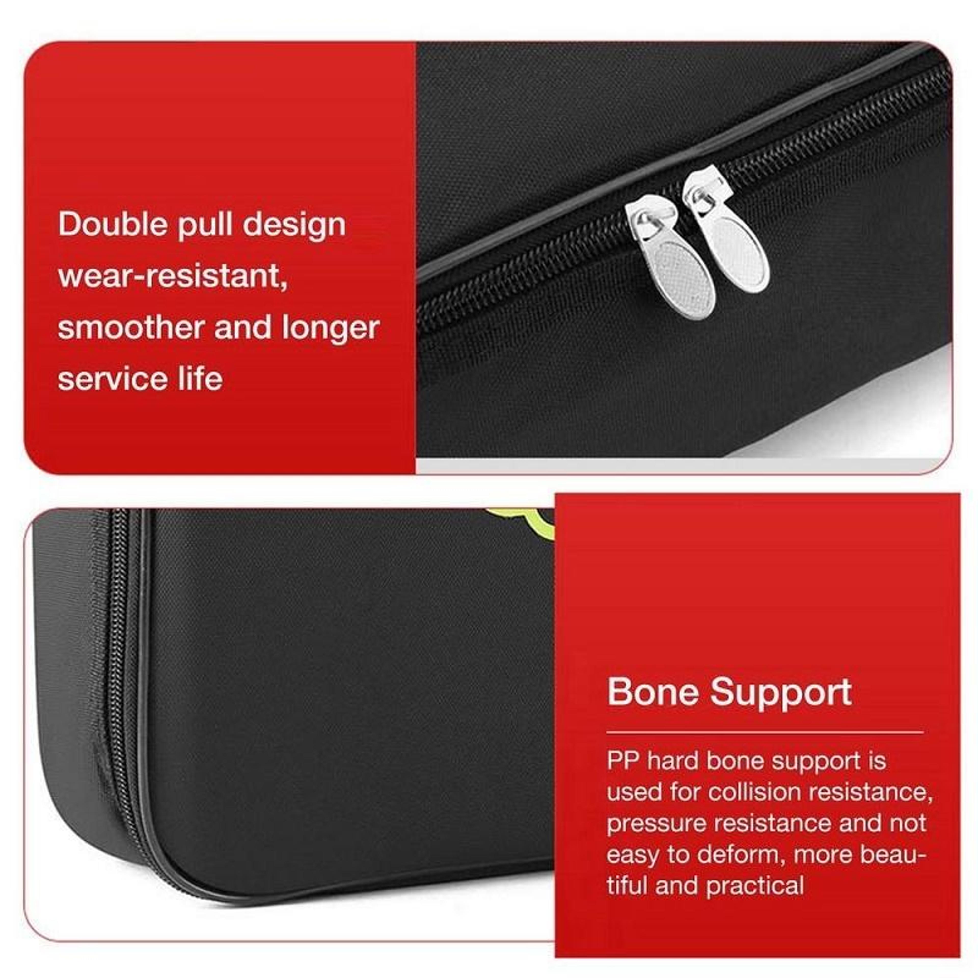Fireproof EV Charger Storage Bag Waterproof Electric Vehicle Charger Case With Double Zipper 3