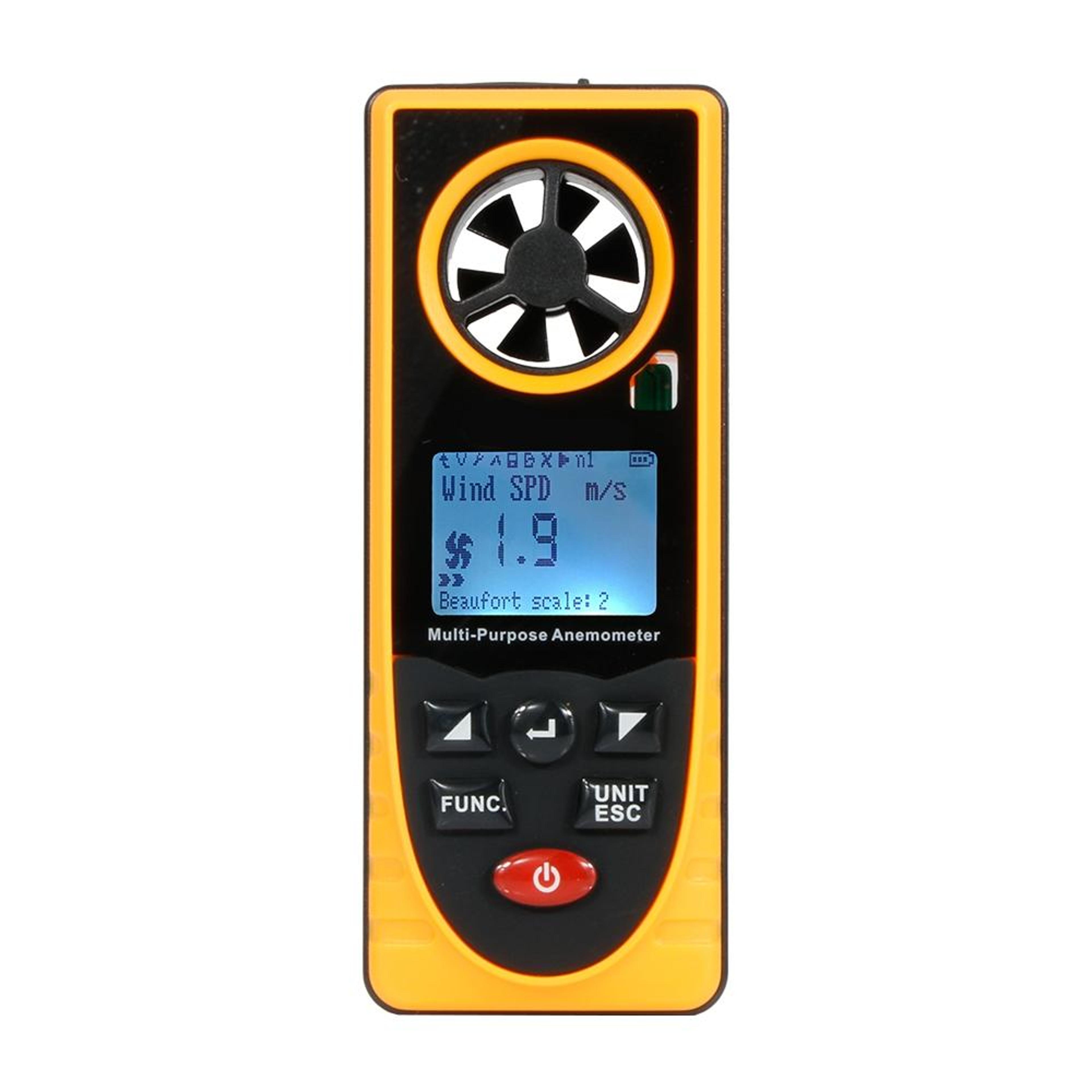 digital anemometer wind speed meter and handheld weather meter