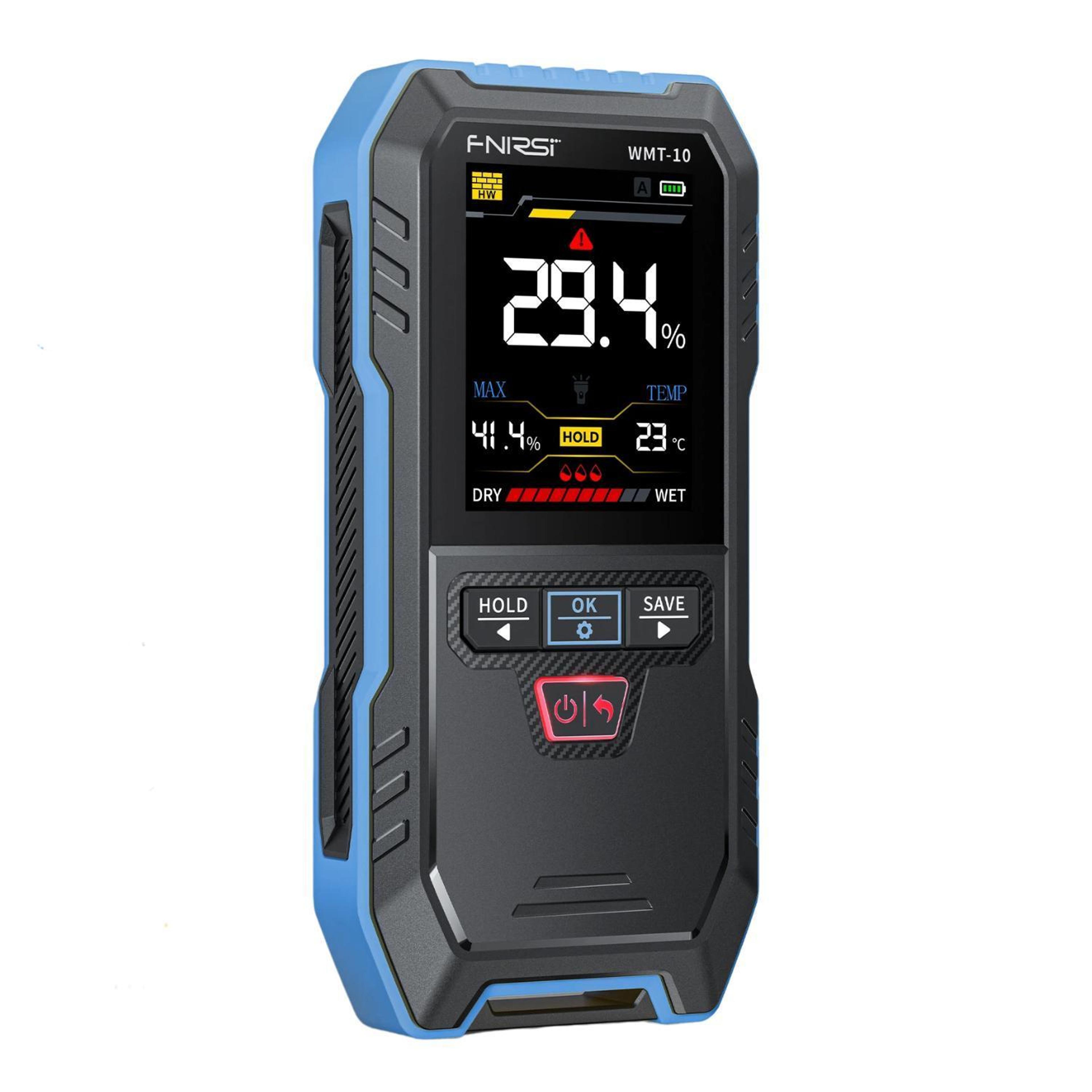 wmt-10 pinless moisture meter for wood, walls & masonry