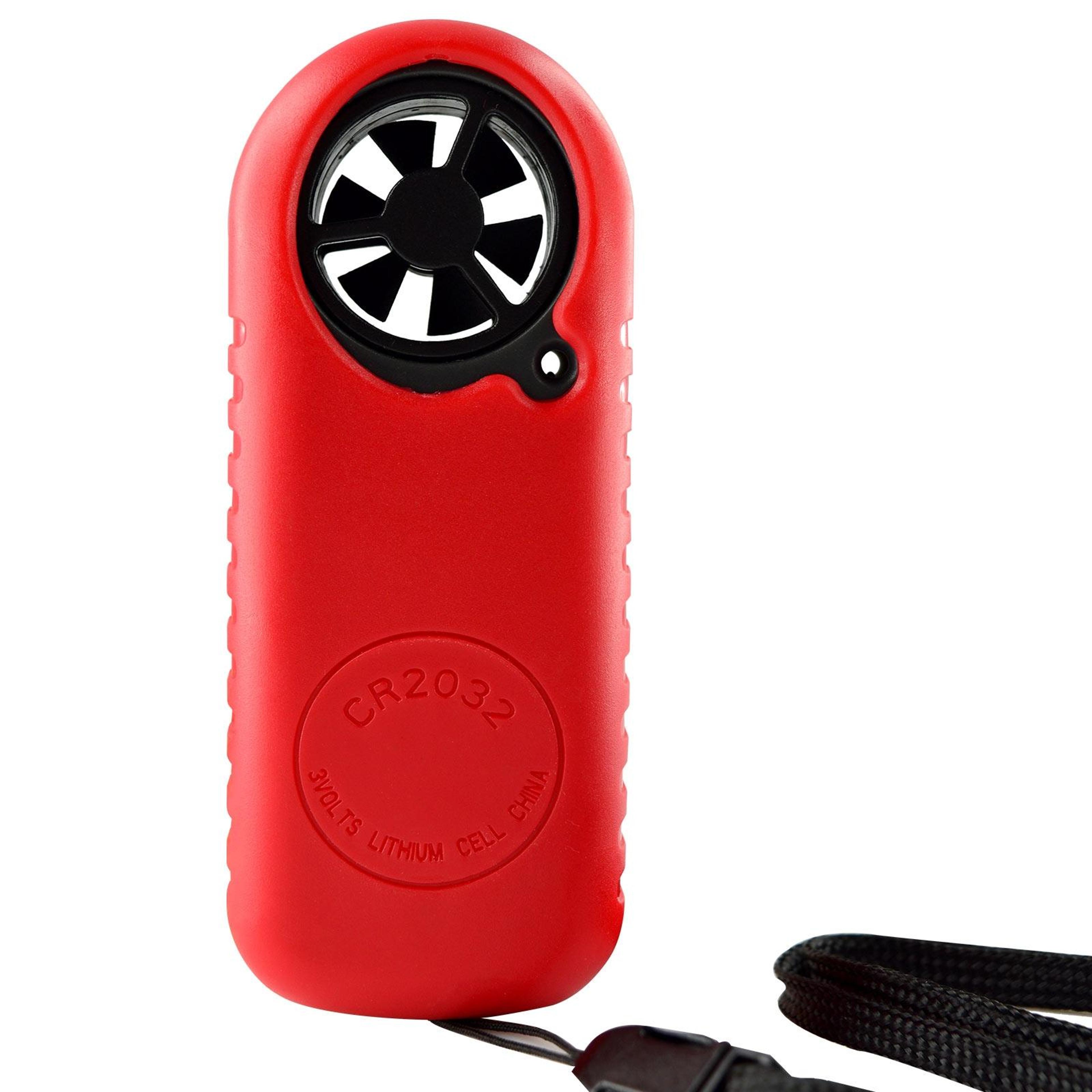 Digital Anemometer Wind Speed Meter With Thermometer And Backlit LCD 2