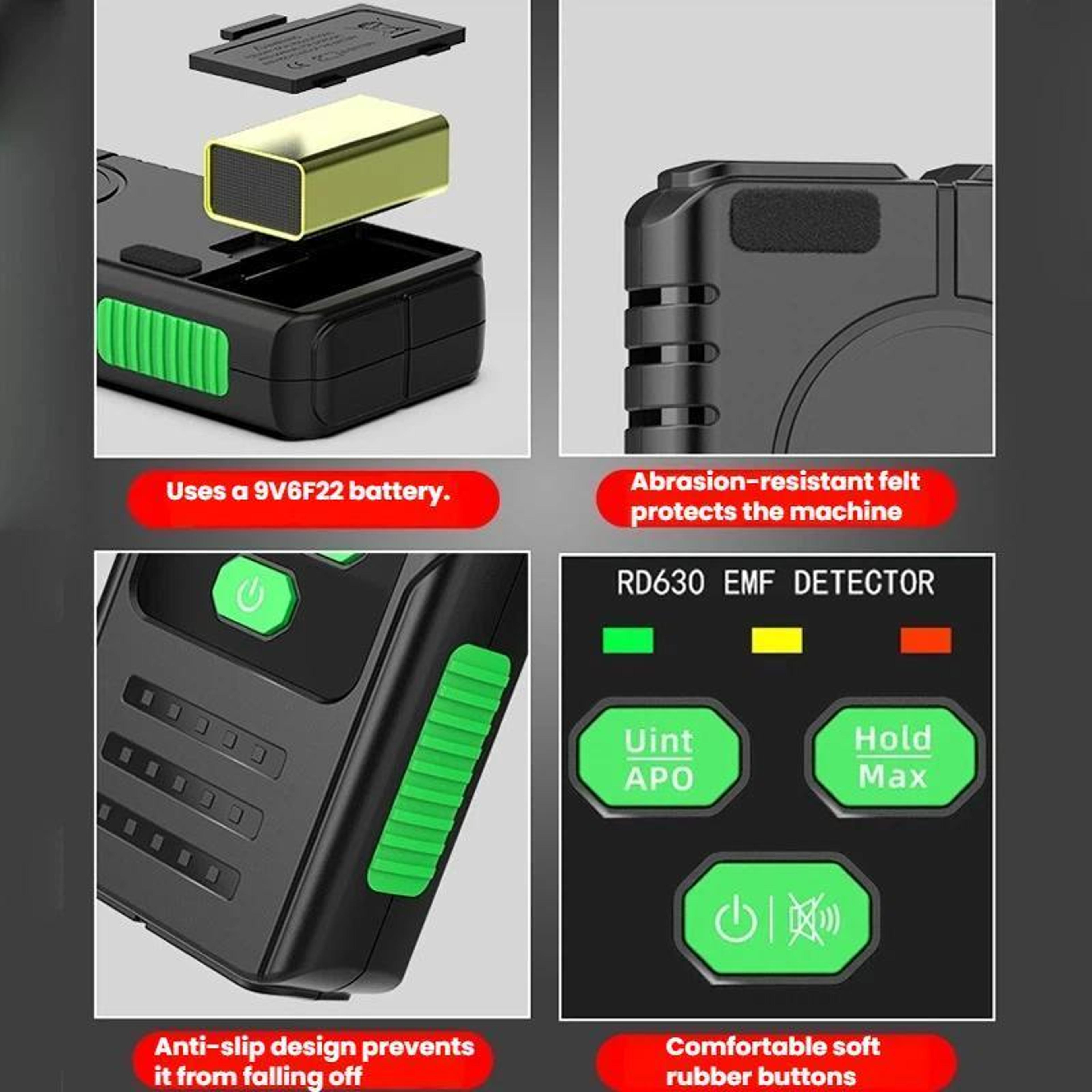 3in1 EMF Meter And RF Detector For Electric Magnetic And Electromagnetic Field Testing 8