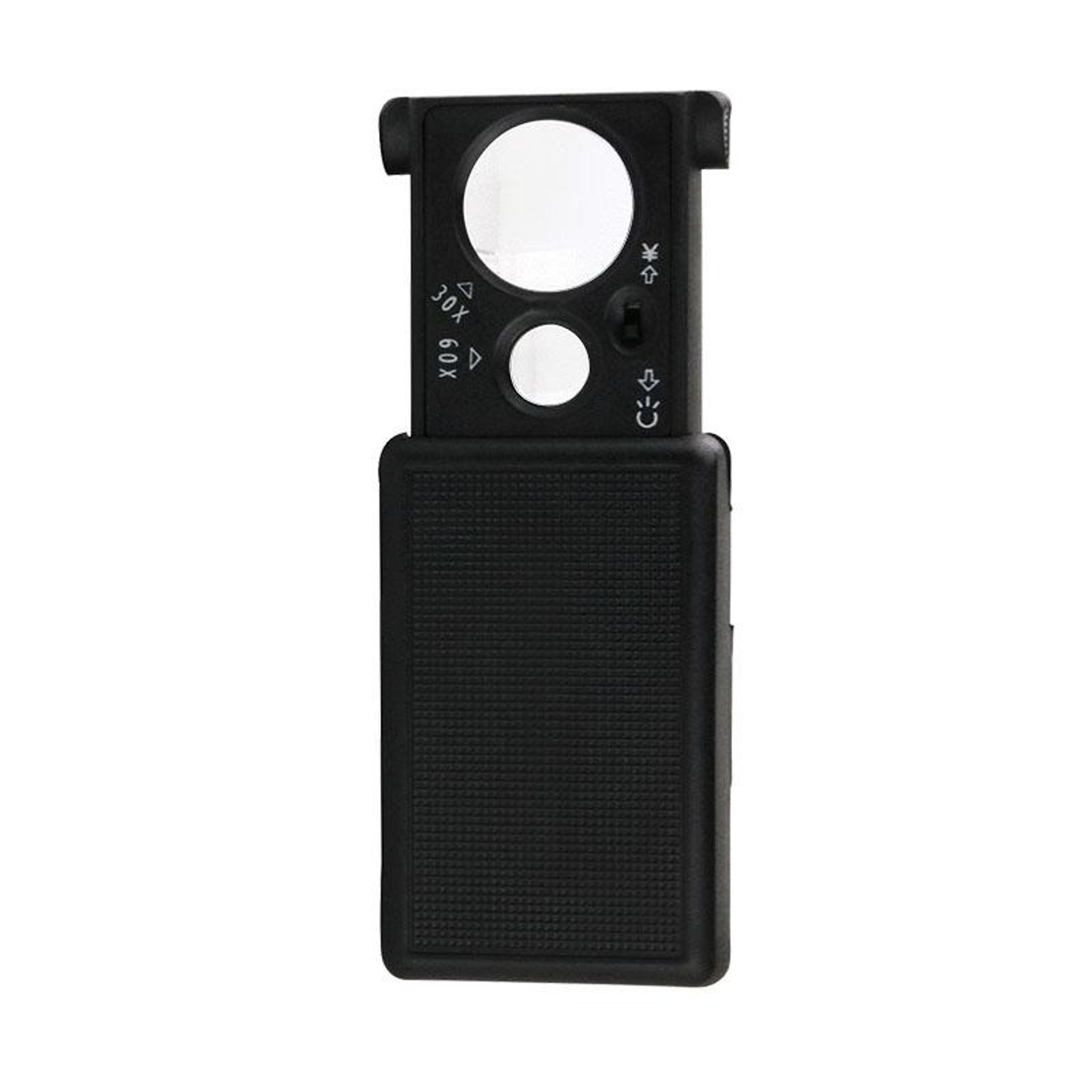 30x-60x led magnifying glass with uv banknote detector