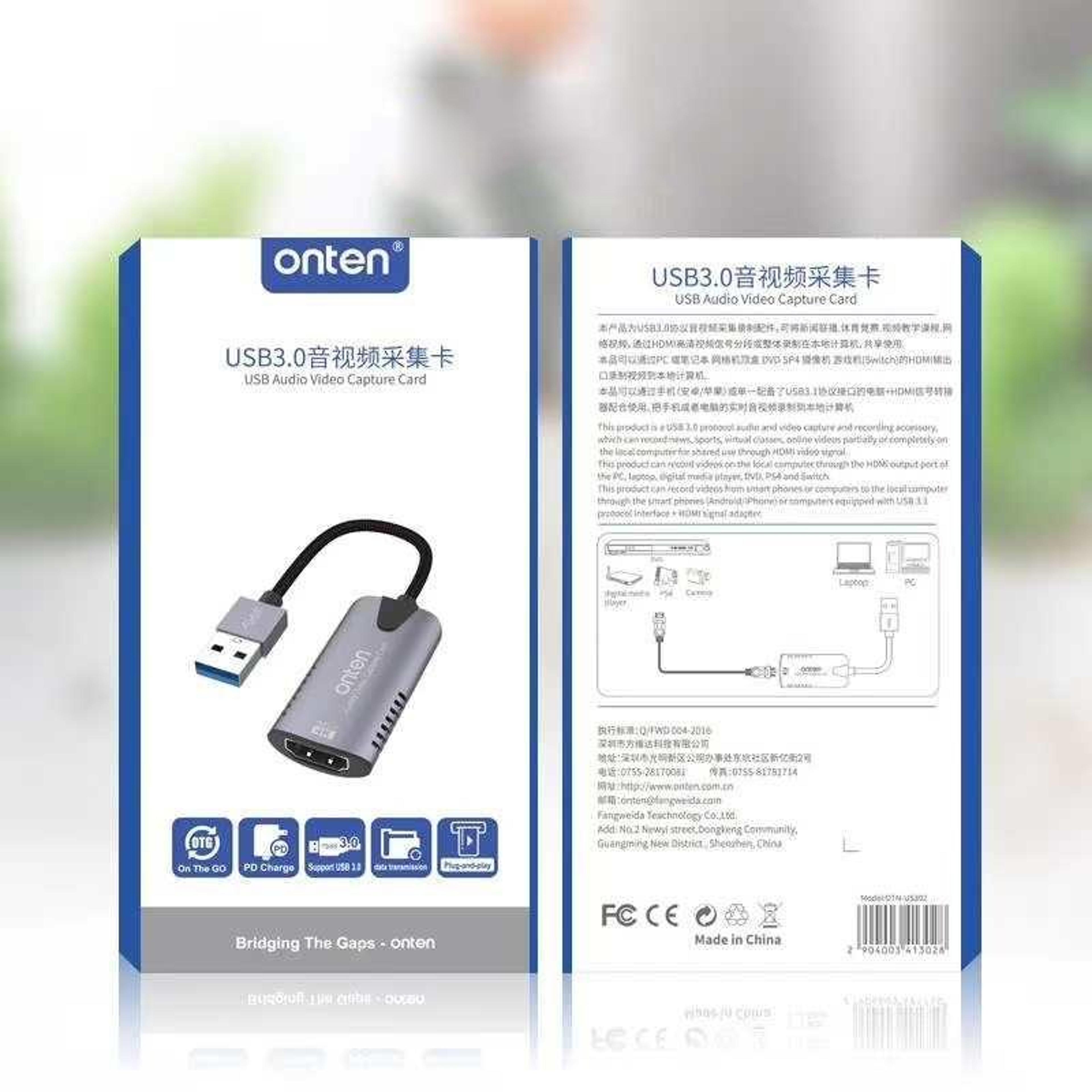 USB 30 Video Capture Card Portable HDMI Capture Adapter For Recording  Streaming 3