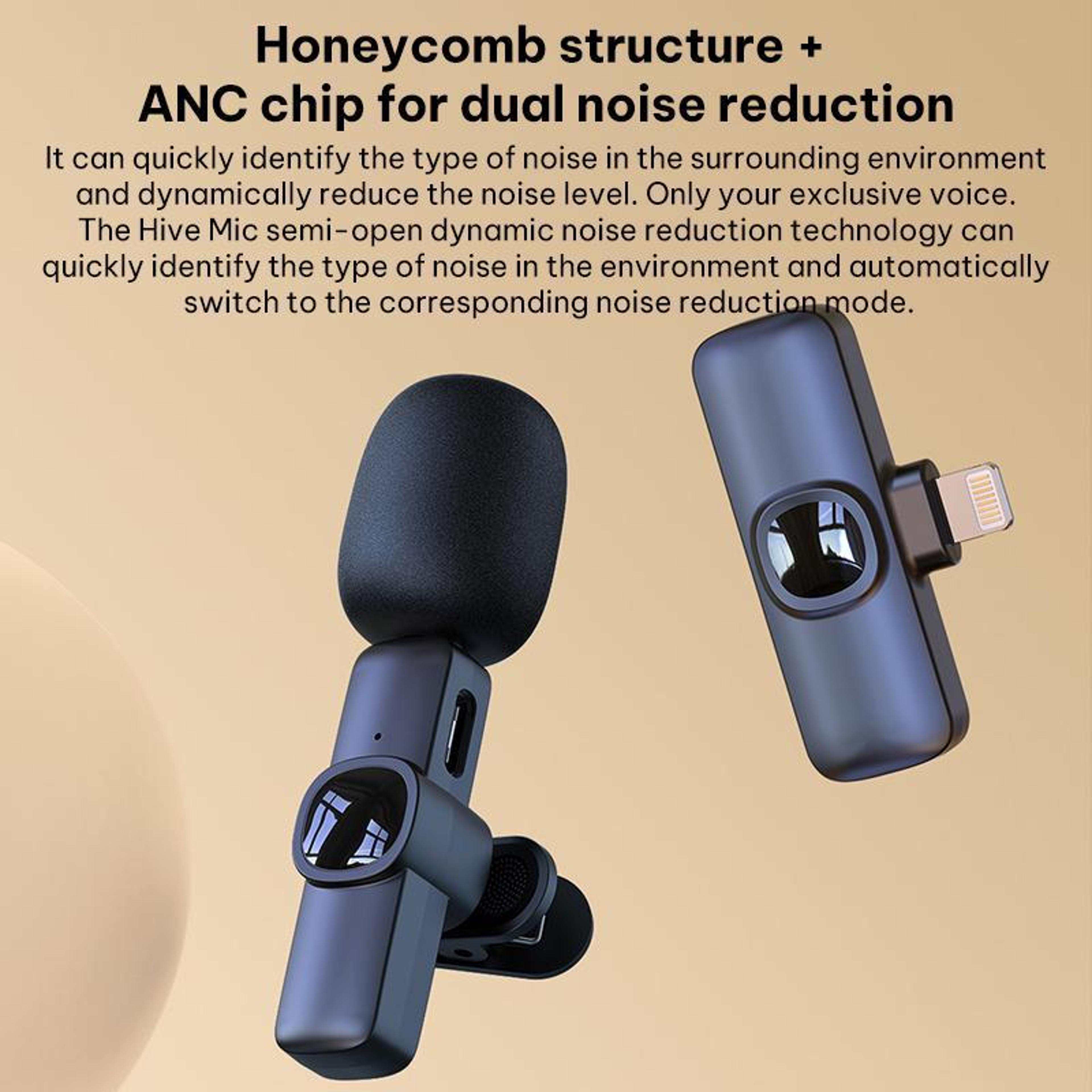 Wireless Lavalier Microphone With Noise Reduction And TypeC Receiver 6