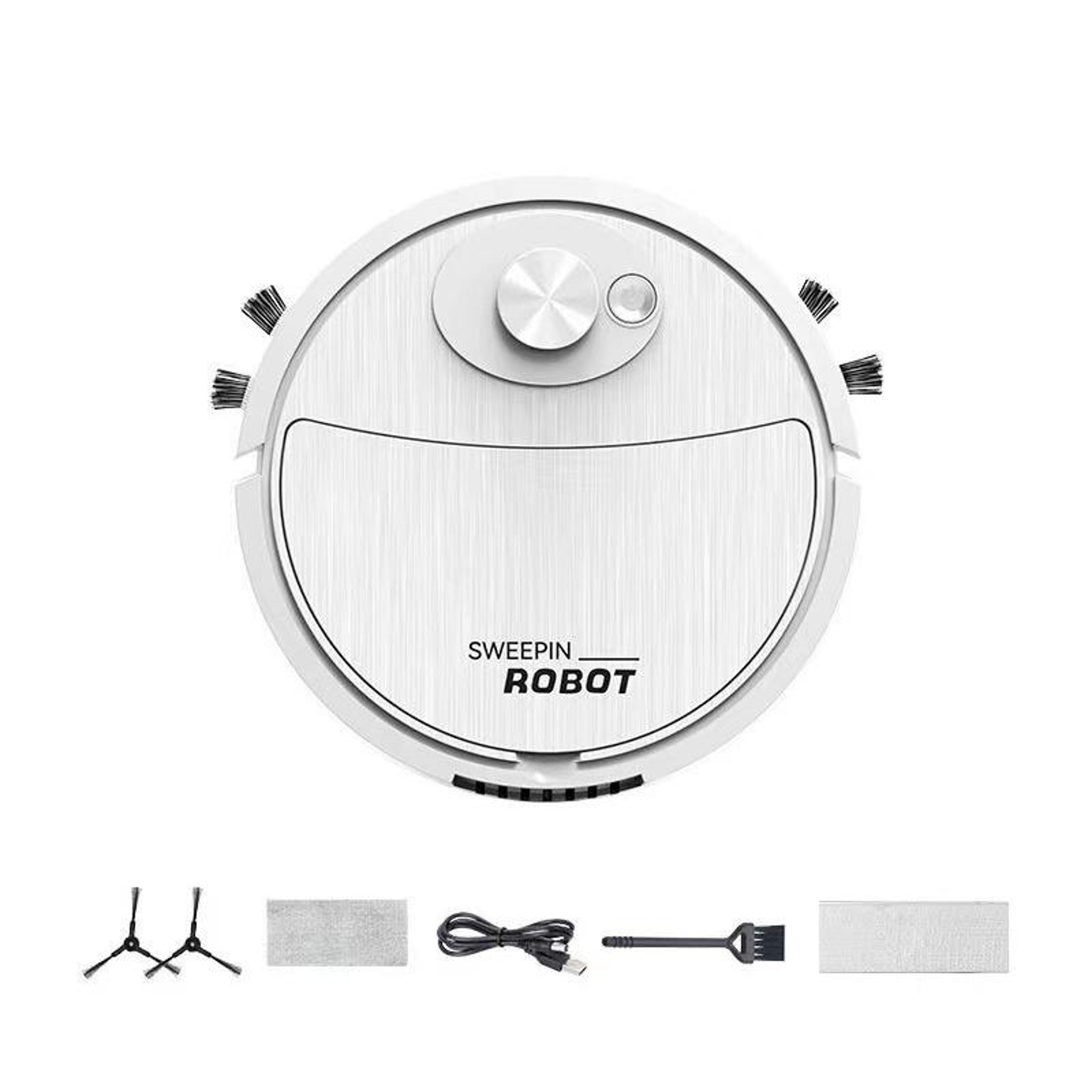 3 in 1 robot vacuum and mop, slim automatic floor cleaner for everyday cleaning