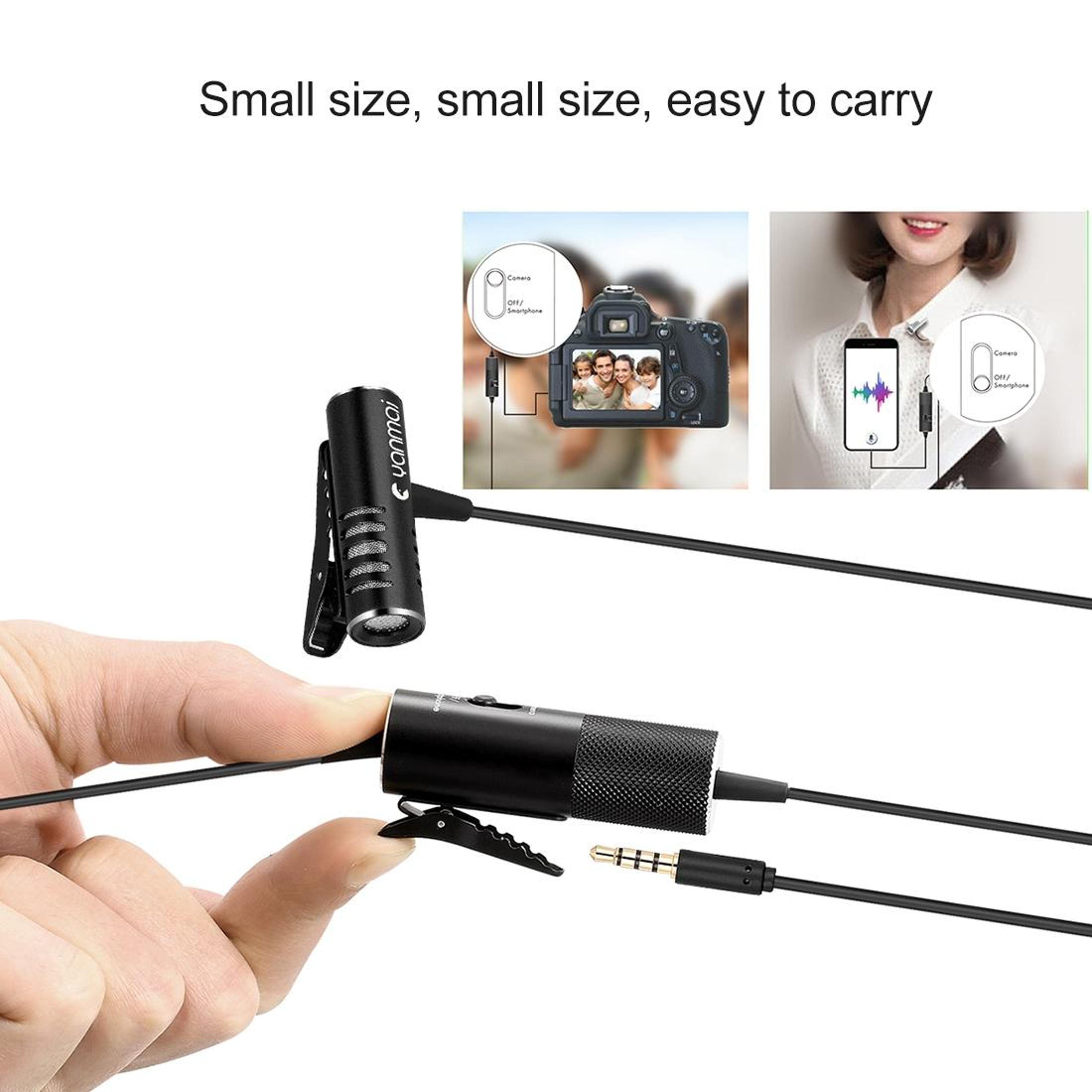 ClipOn Lavalier Microphone With 35mm Plug And Omnidirectional Recording 4