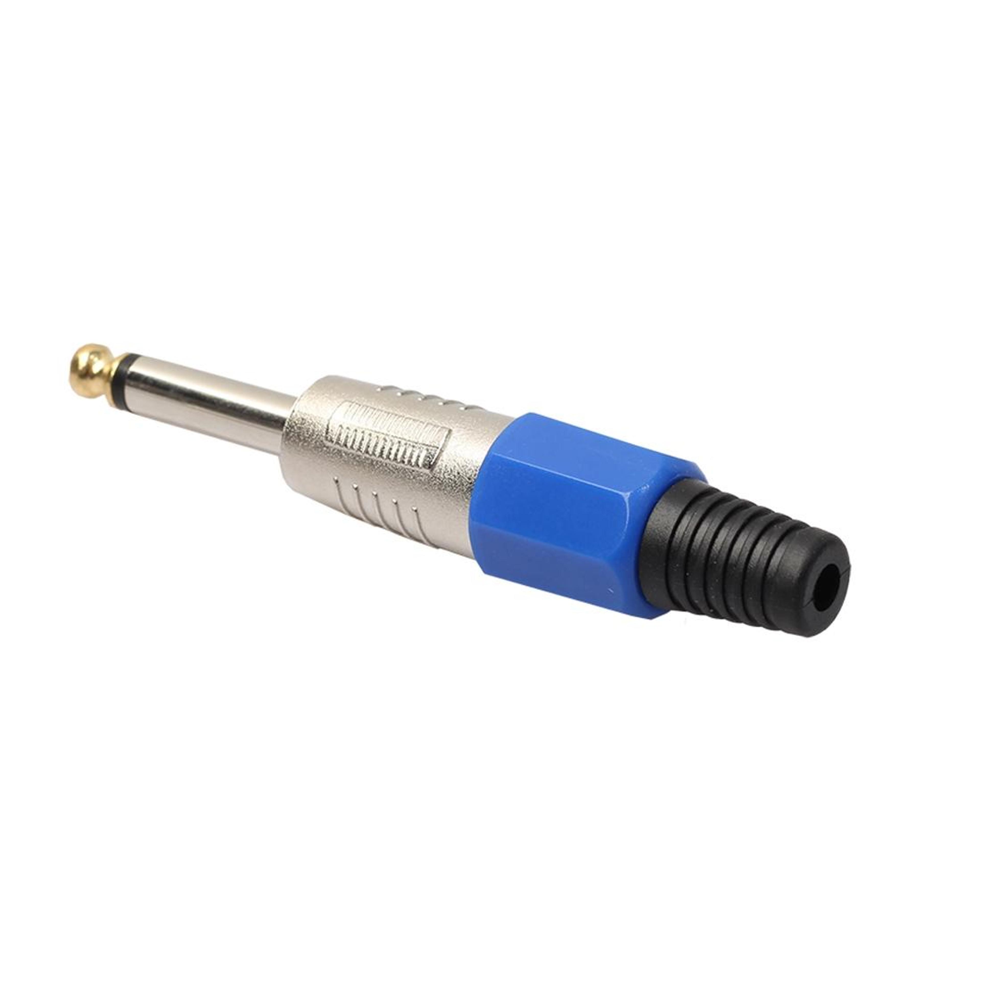 635mm GoldPlated Mono Microphone Audio Plug For Mixers And Sound Equipment 1