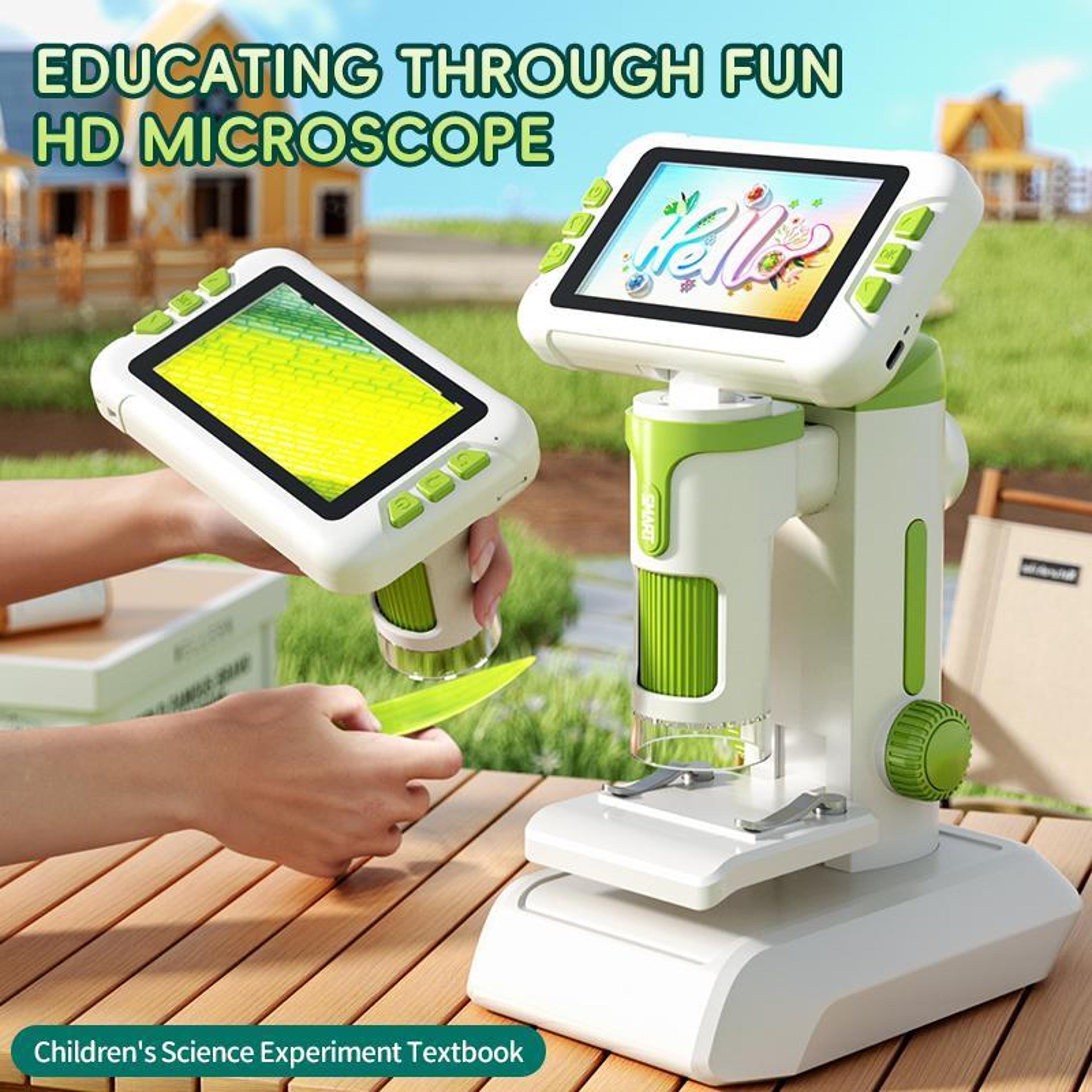 Kids Digital Microscope With 4Inch HD Screen 1