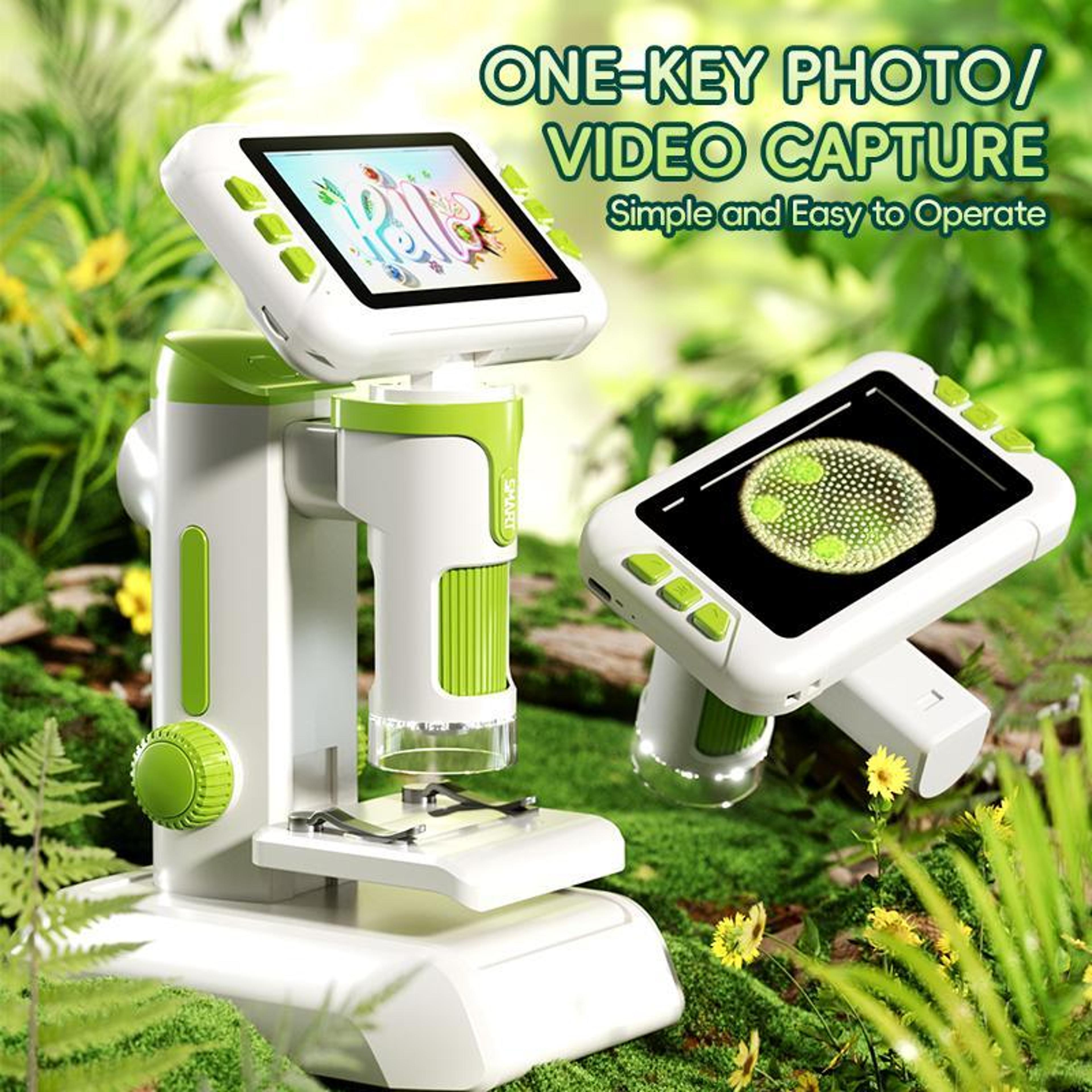 Kids Digital Microscope With 4Inch HD Screen 6